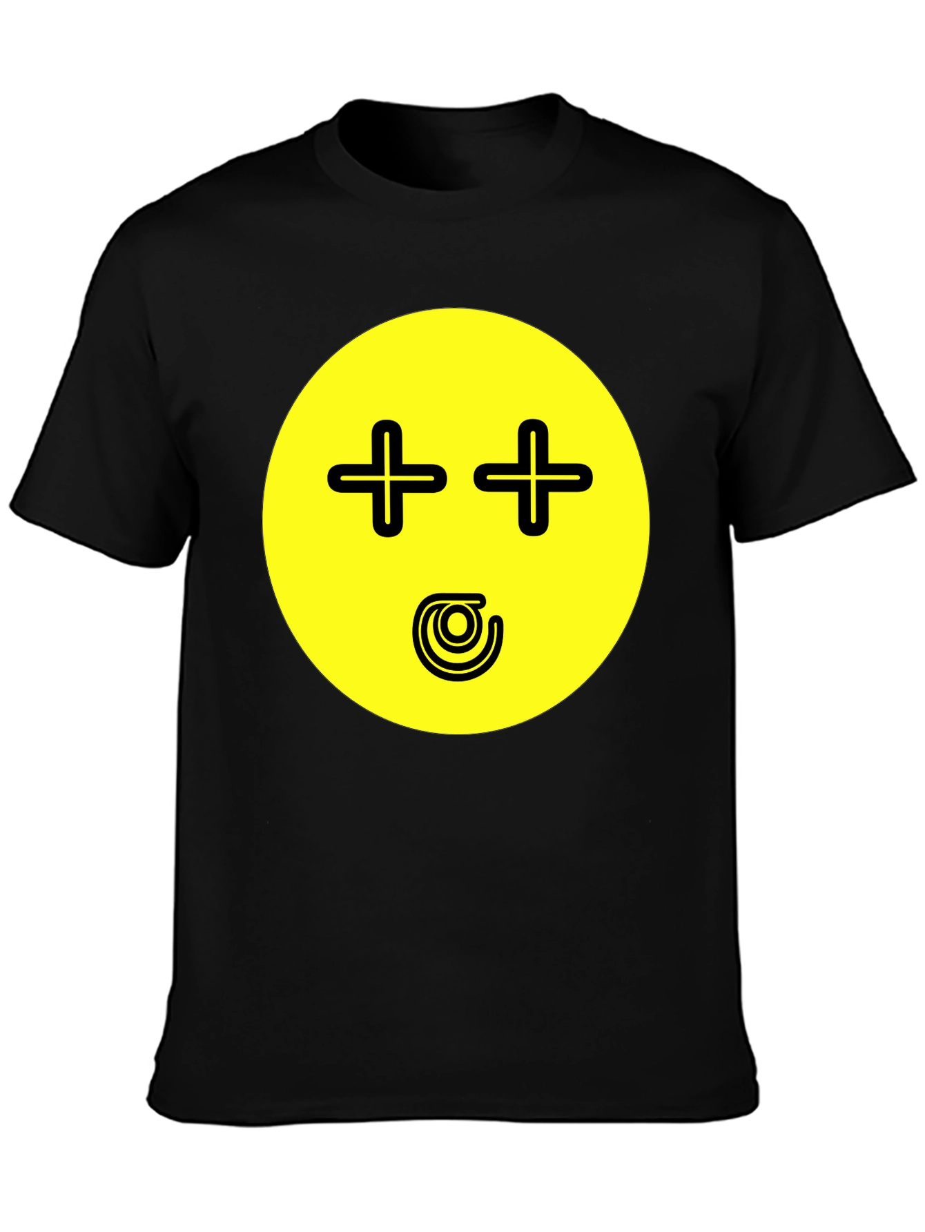 Humorous Emoji Graphic T-Shirt