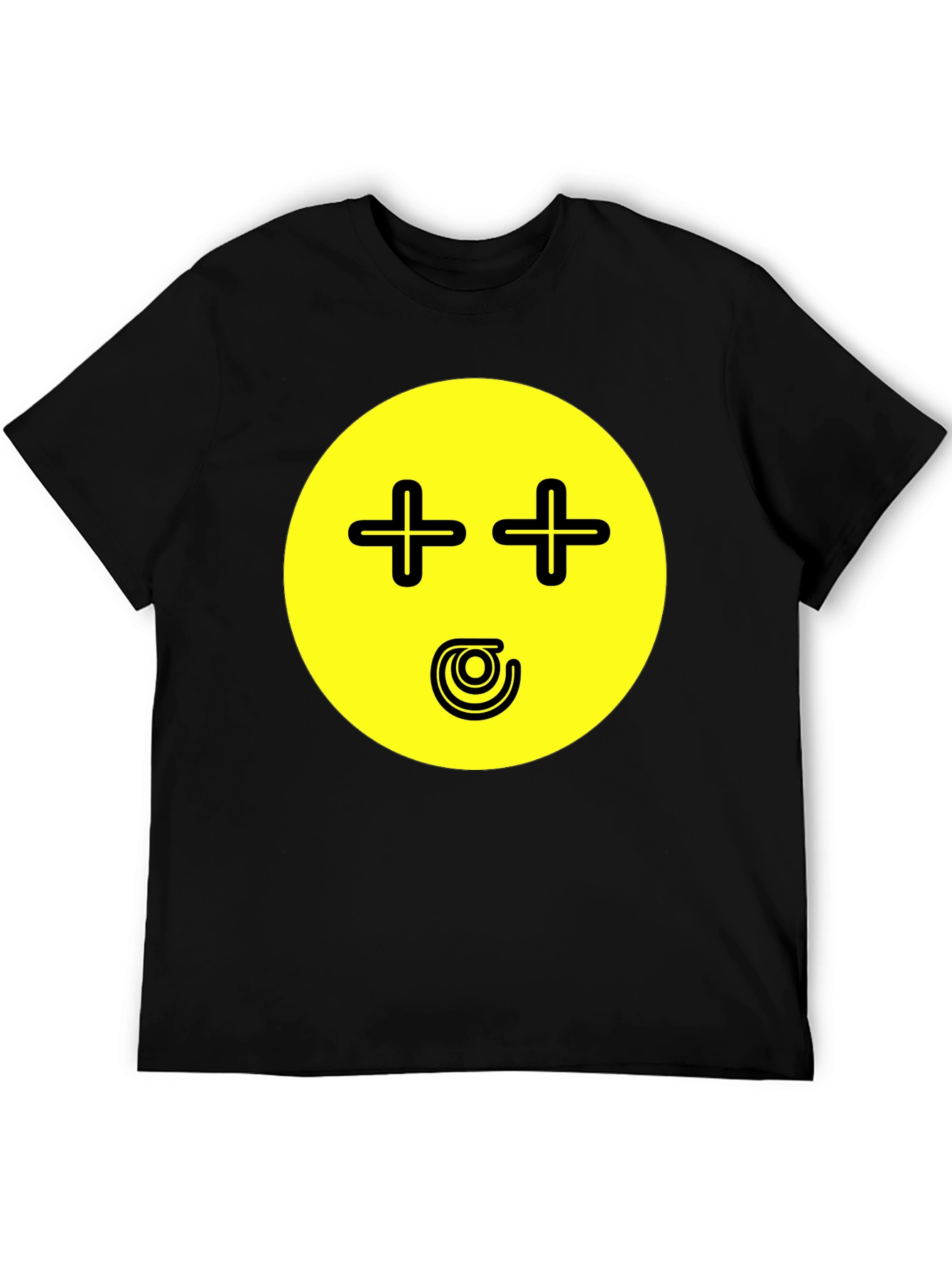 Humorous Emoji Graphic T-Shirt