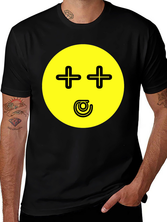 Humorous Emoji Graphic T-Shirt