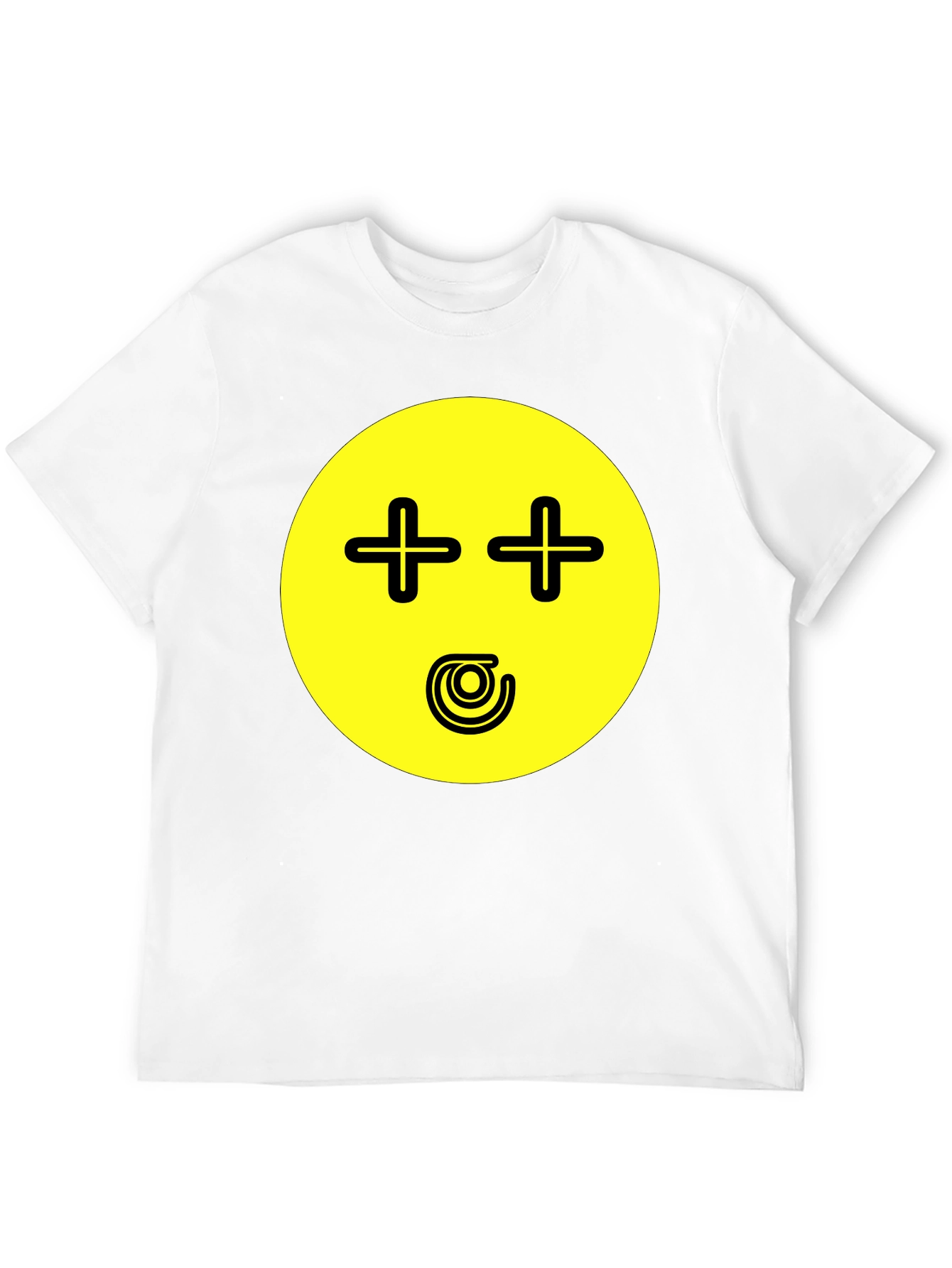 Humorous Emoji Graphic T-Shirt