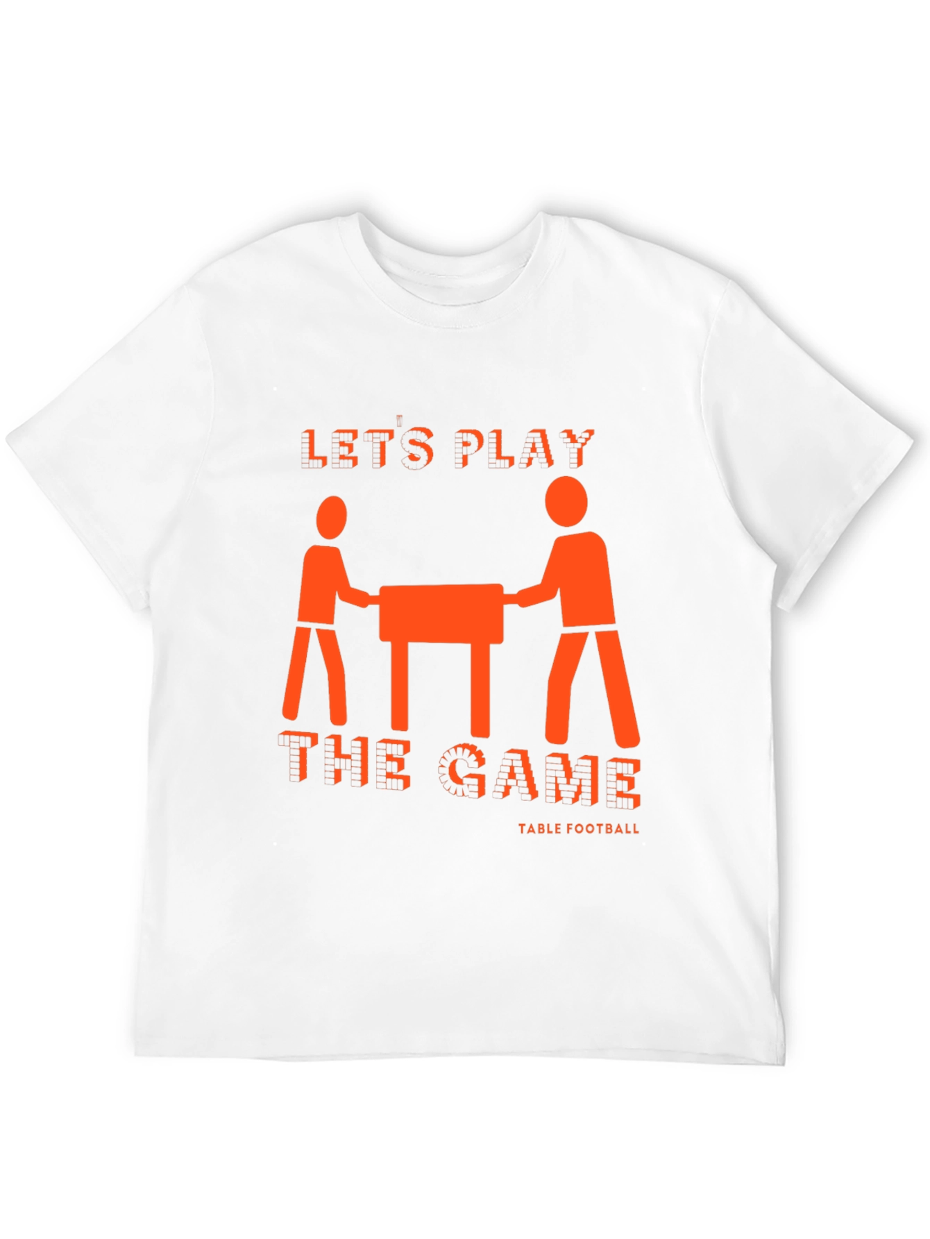 Lets Play Table Football Graphic Tee