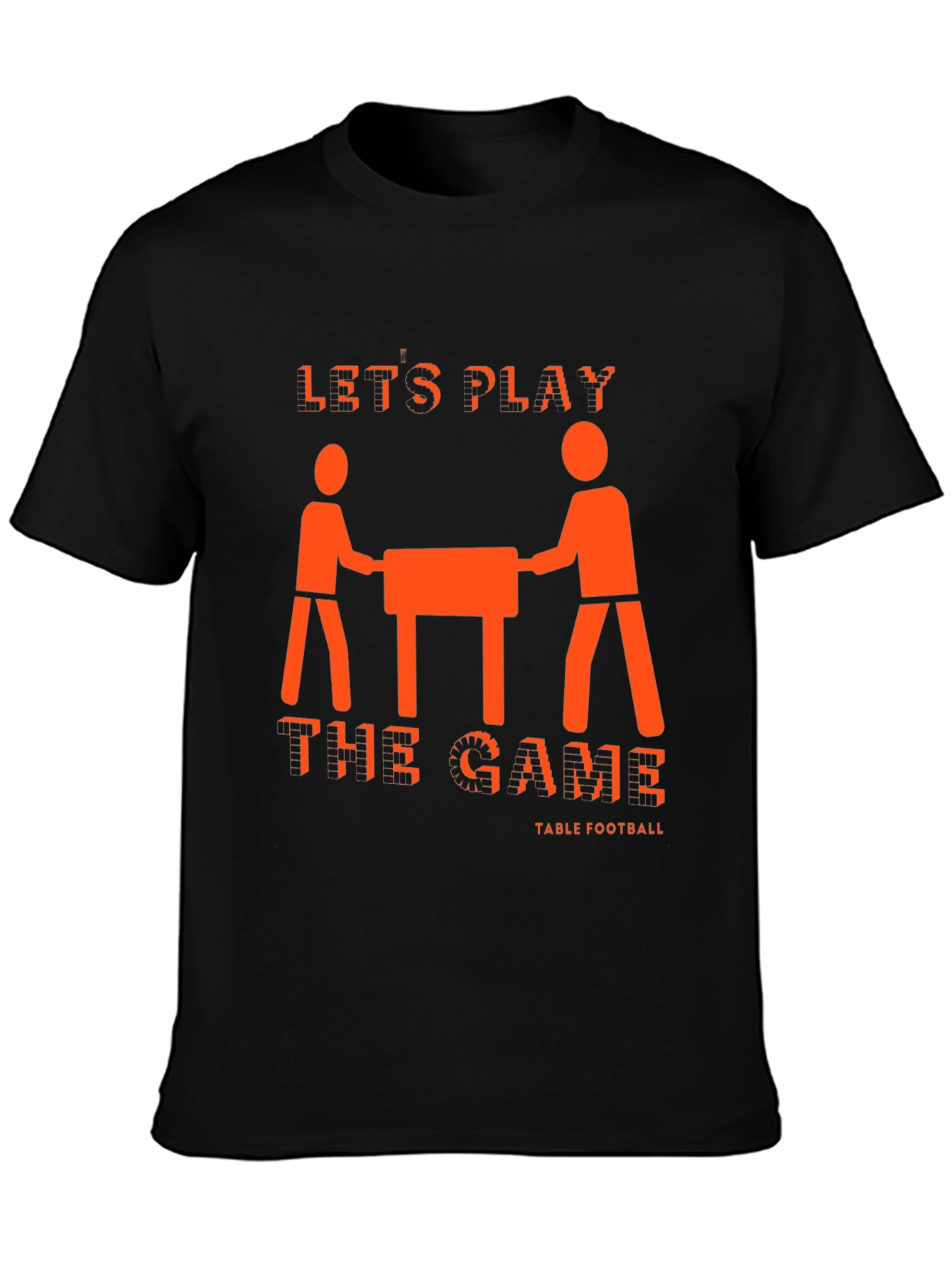 Lets Play Table Football Graphic Tee