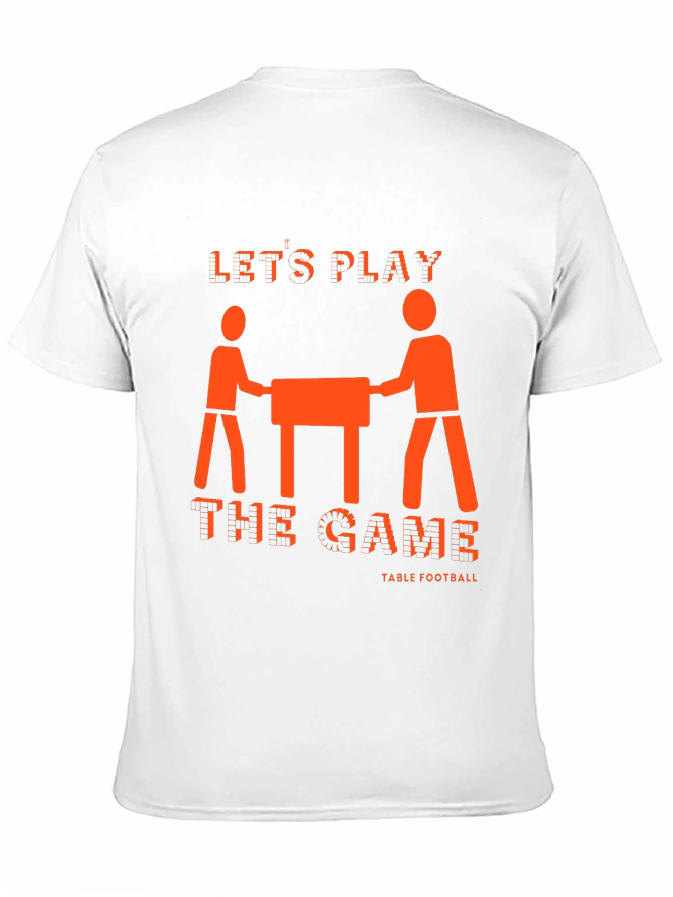 Lets Play Table Football Graphic Tee