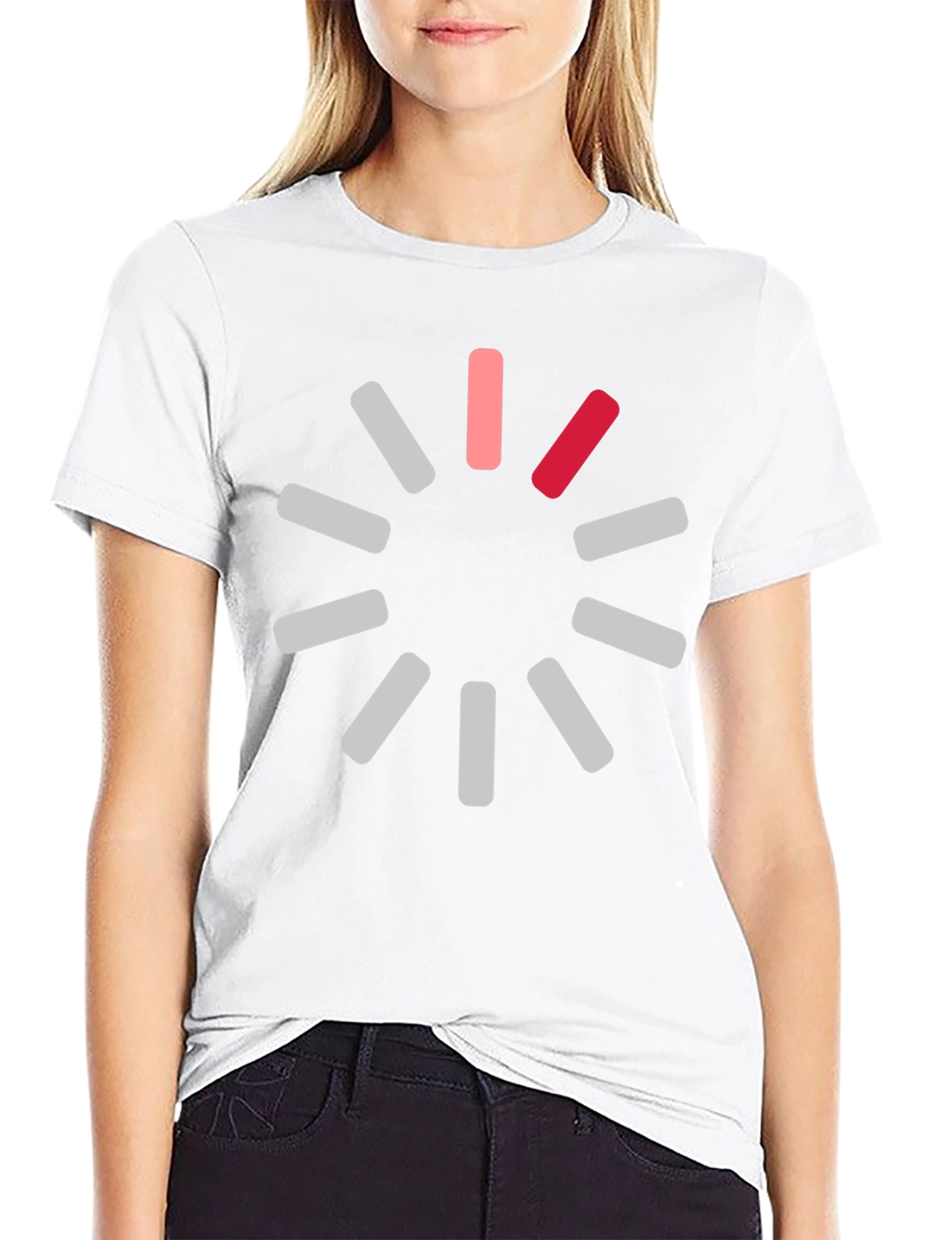 Loading Circle Black T-Shirt