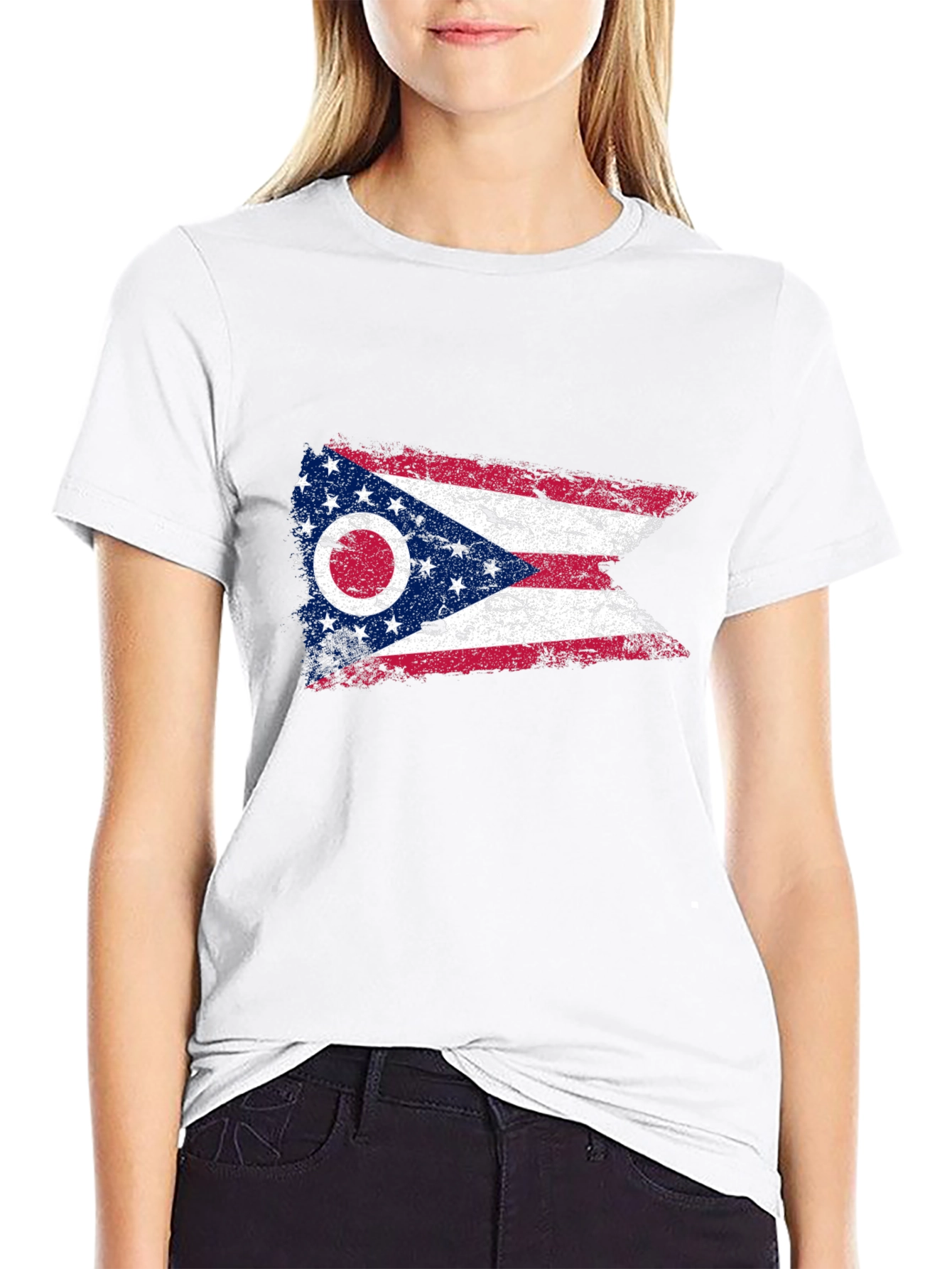 Ohio Flag Graphic T-Shirt