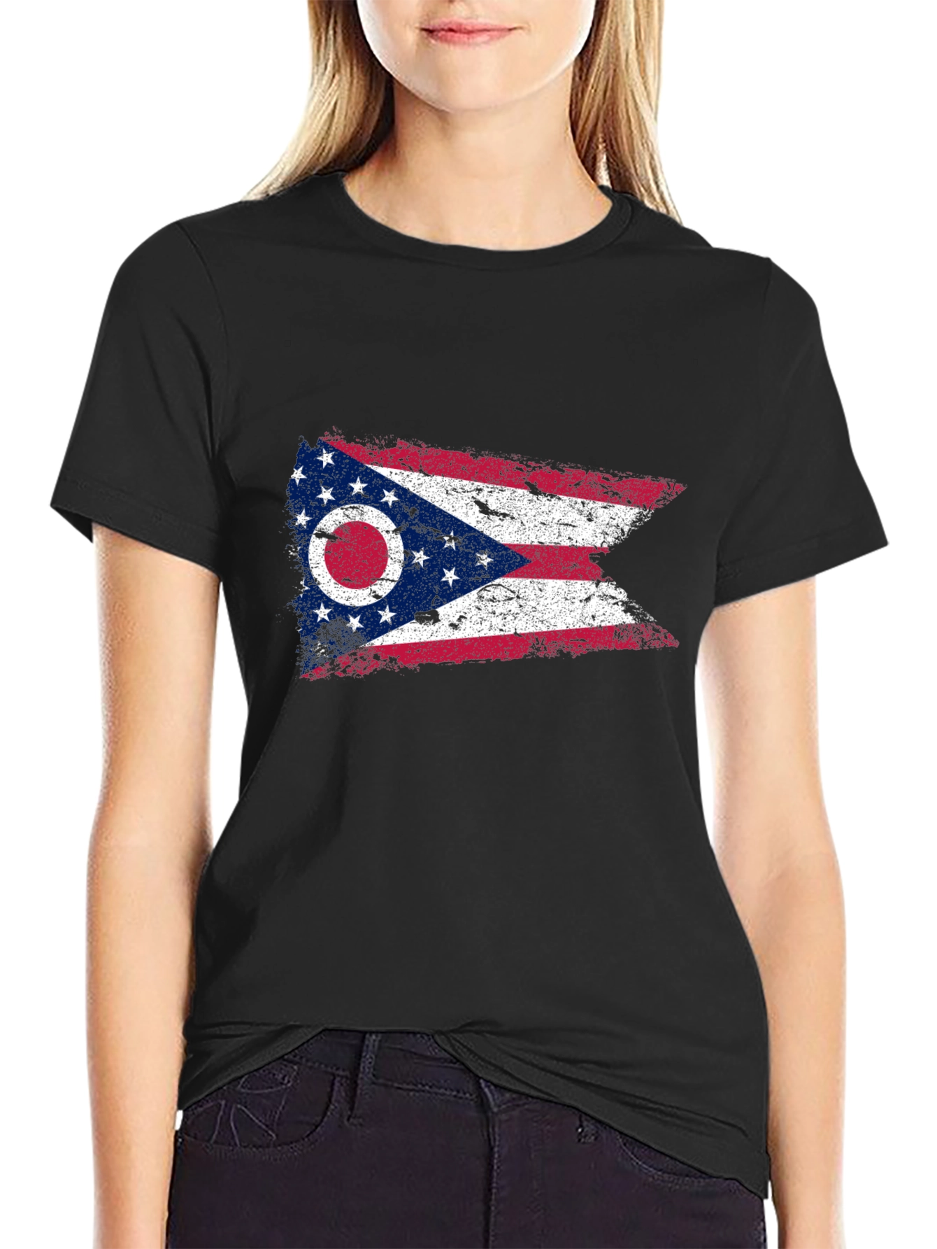 Ohio Flag Graphic T-Shirt