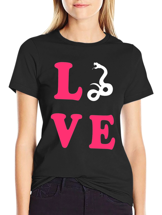 Love Snake Graphic Tee - Stylish Unisex T-Shirt