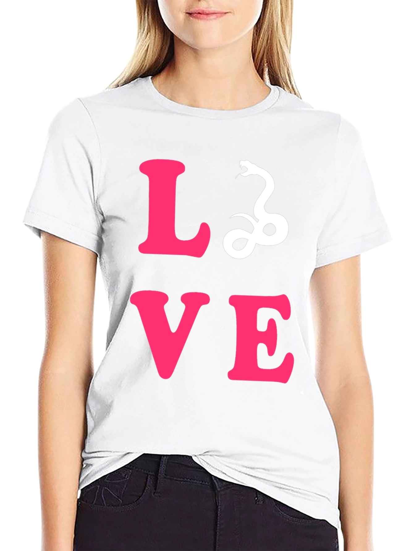 Love Snake Graphic Tee - Stylish Unisex T-Shirt