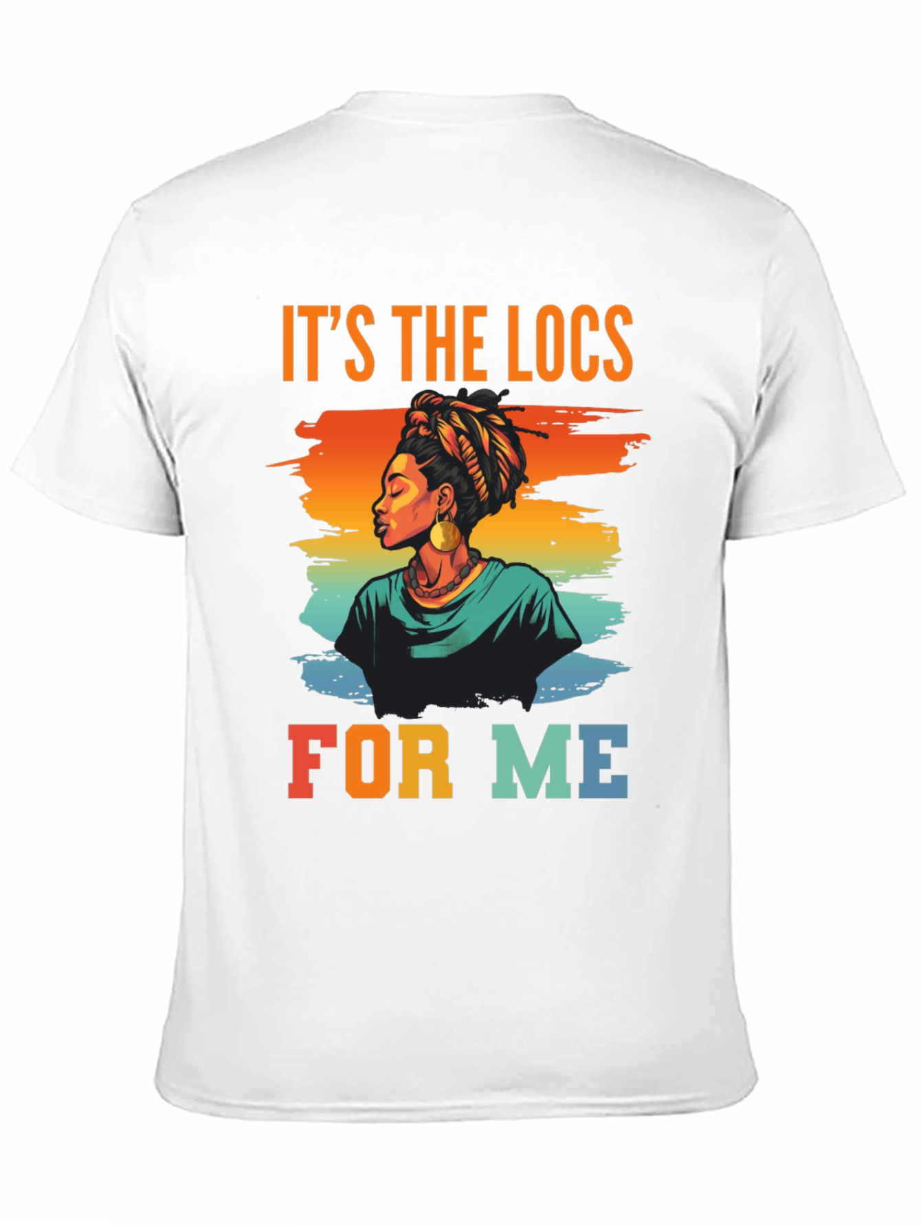 Its The Locs For Me Black Graphic Tee