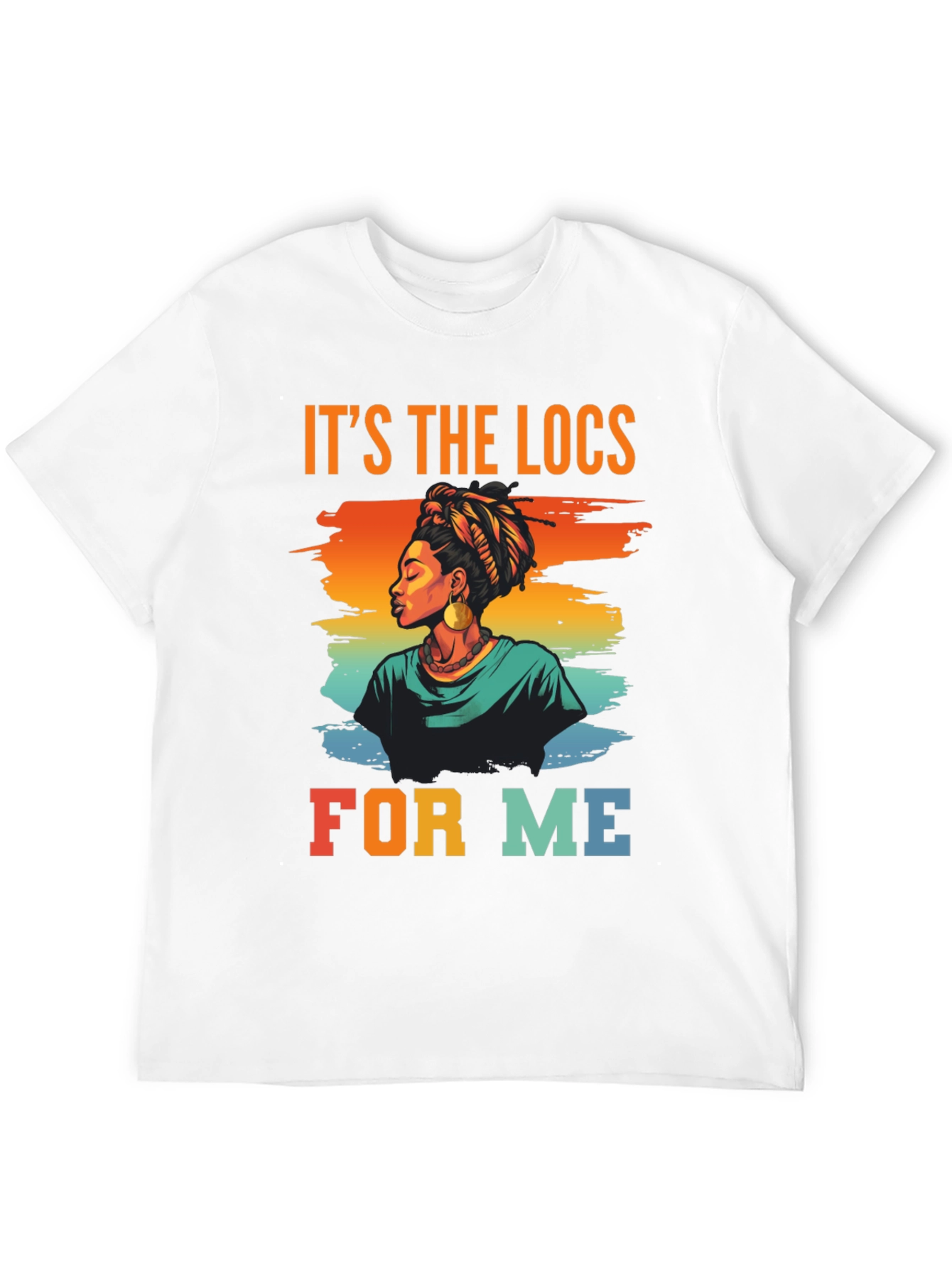Its The Locs For Me Black Graphic Tee