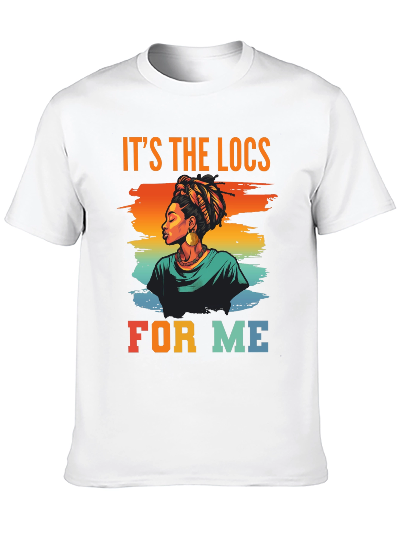 Its The Locs For Me Black Graphic Tee