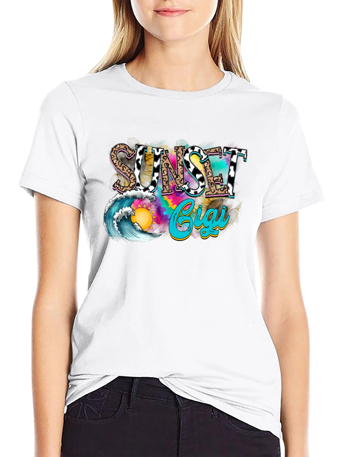 Sunset Gigi Graphic Tee