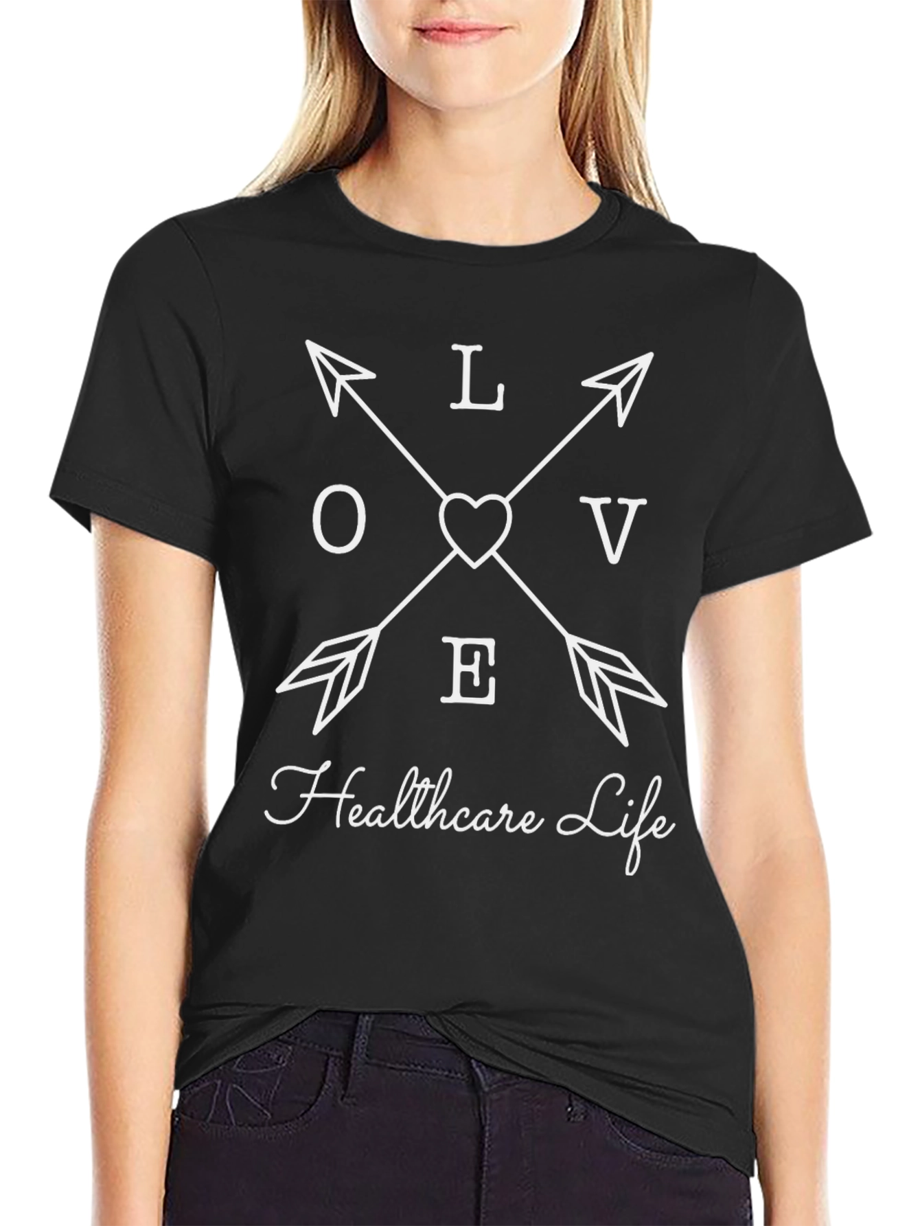 Healthcare Life LOVE Arrow T-Shirt