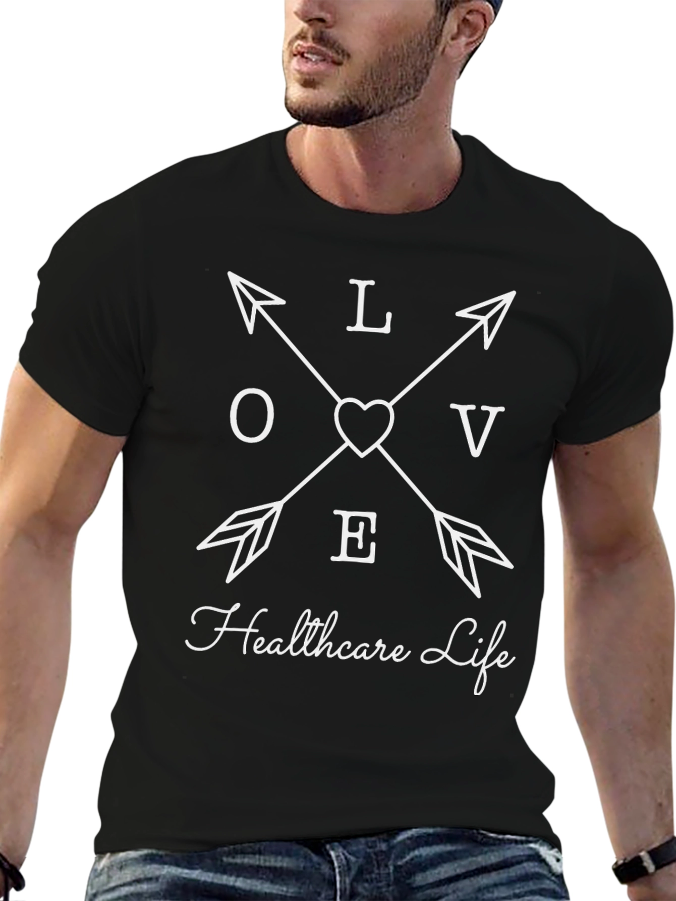Healthcare Life LOVE Arrow T-Shirt