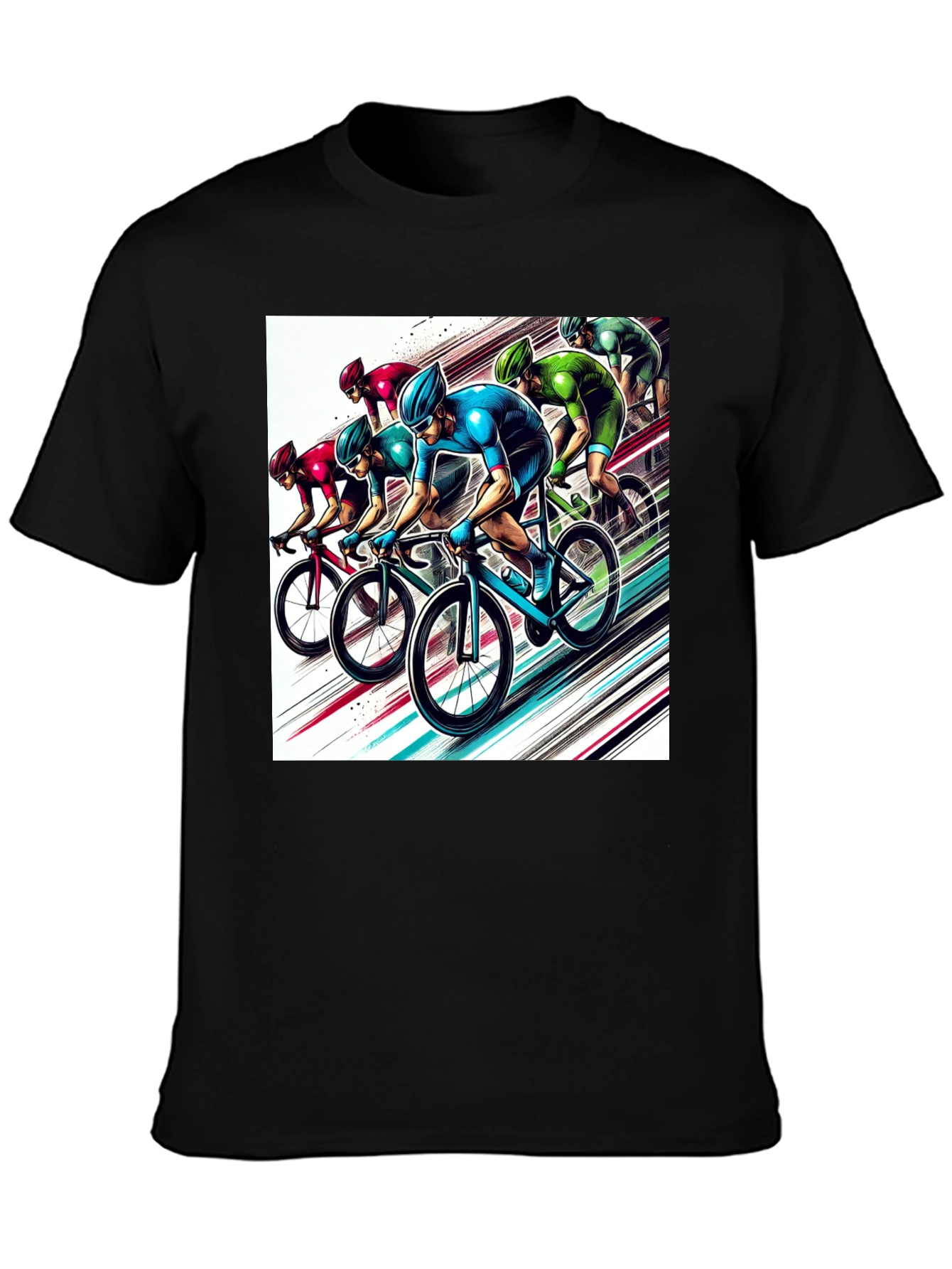 Cycling Team Graphic Tee - Ride in Style!
