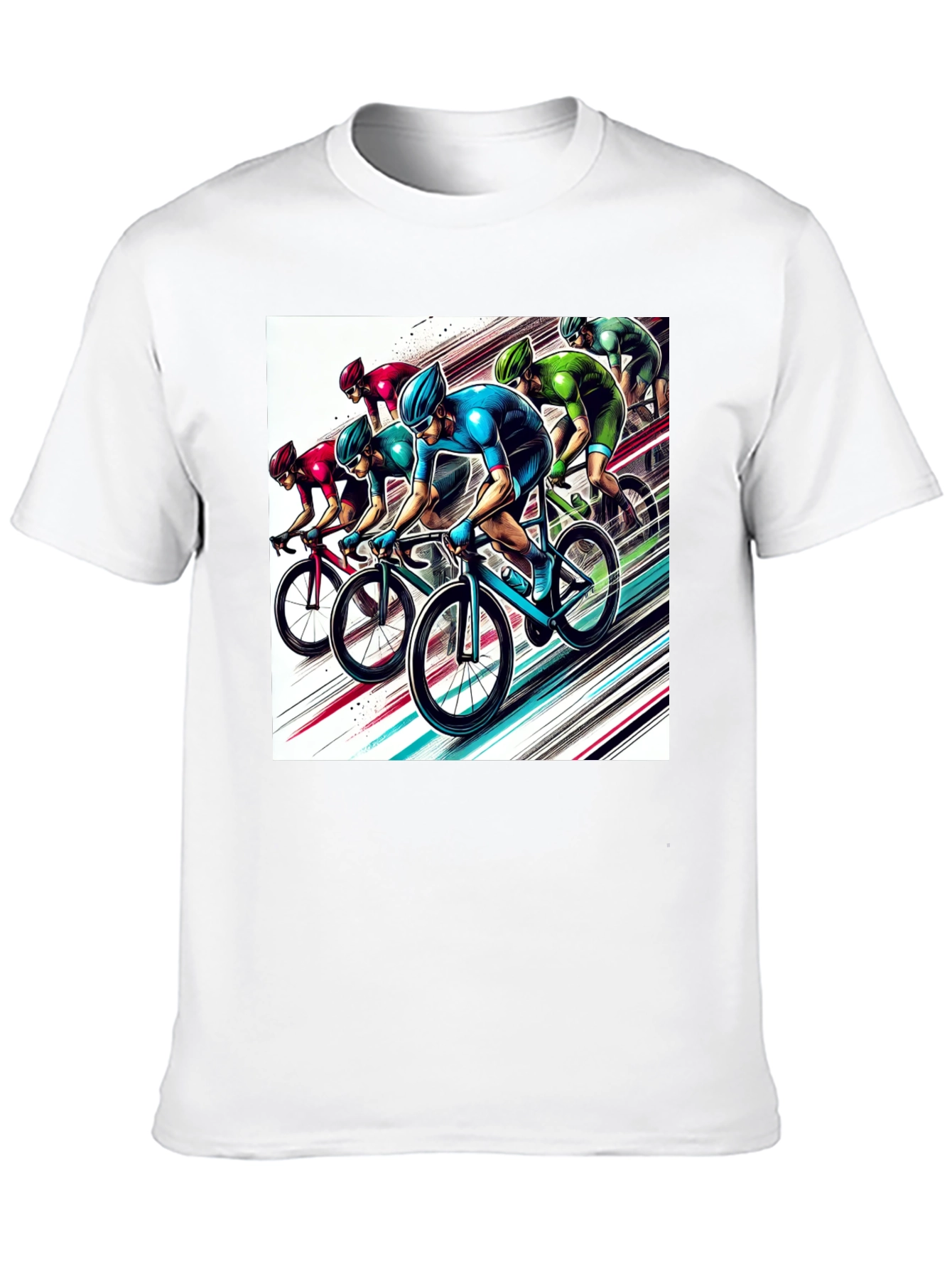 Cycling Team Graphic Tee - Ride in Style!