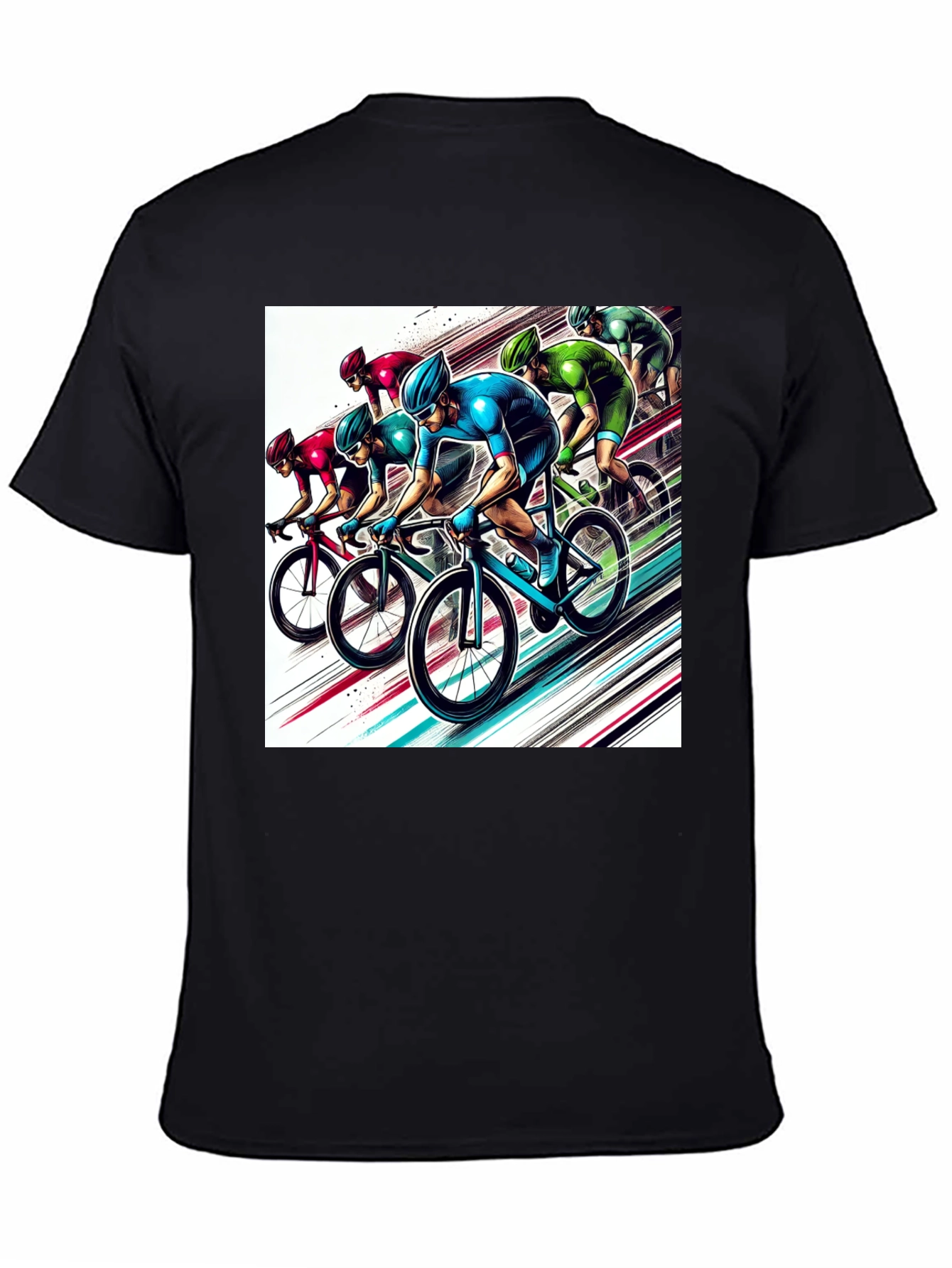 Cycling Team Graphic Tee - Ride in Style!