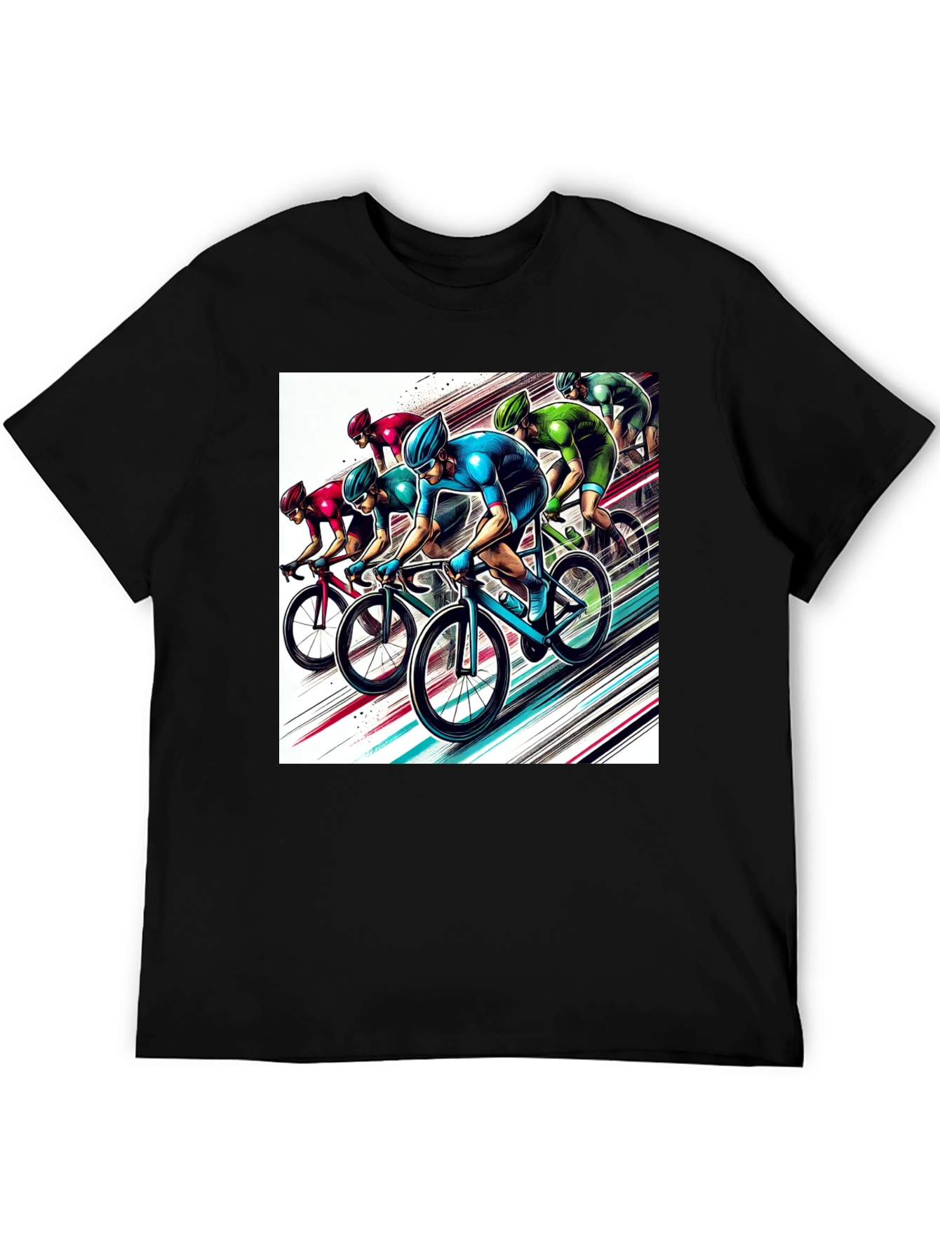 Cycling Team Graphic Tee - Ride in Style!