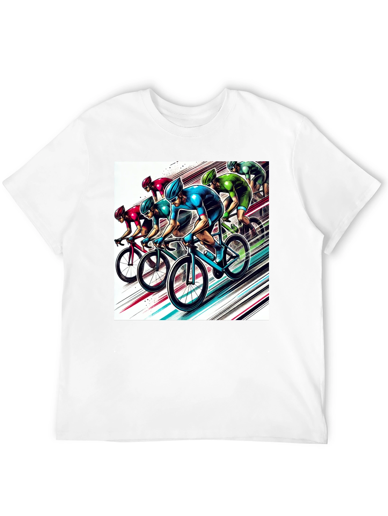 Cycling Team Graphic Tee - Ride in Style!