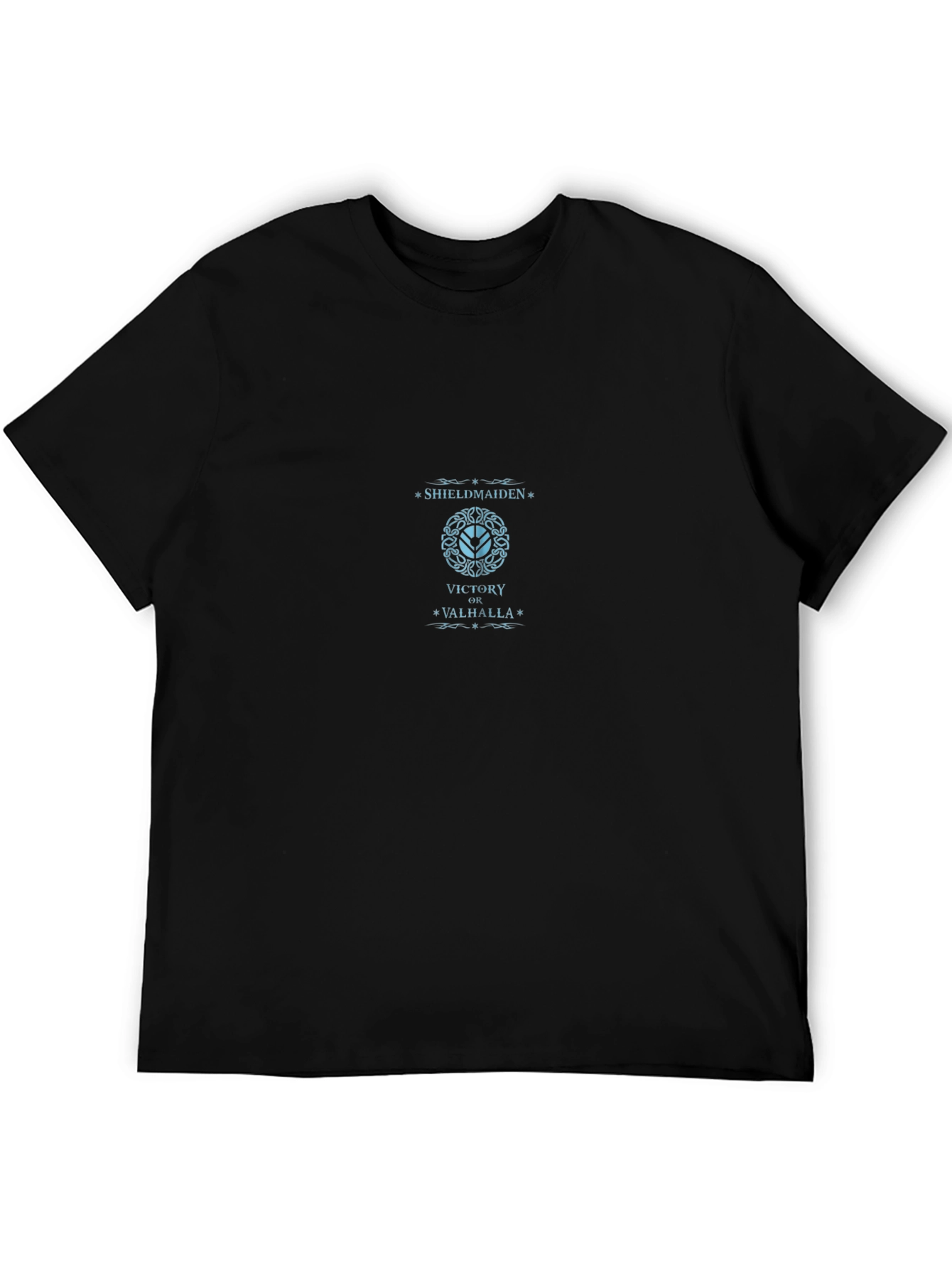 Shieldmaiden Victory Valhalla T-Shirt - Black