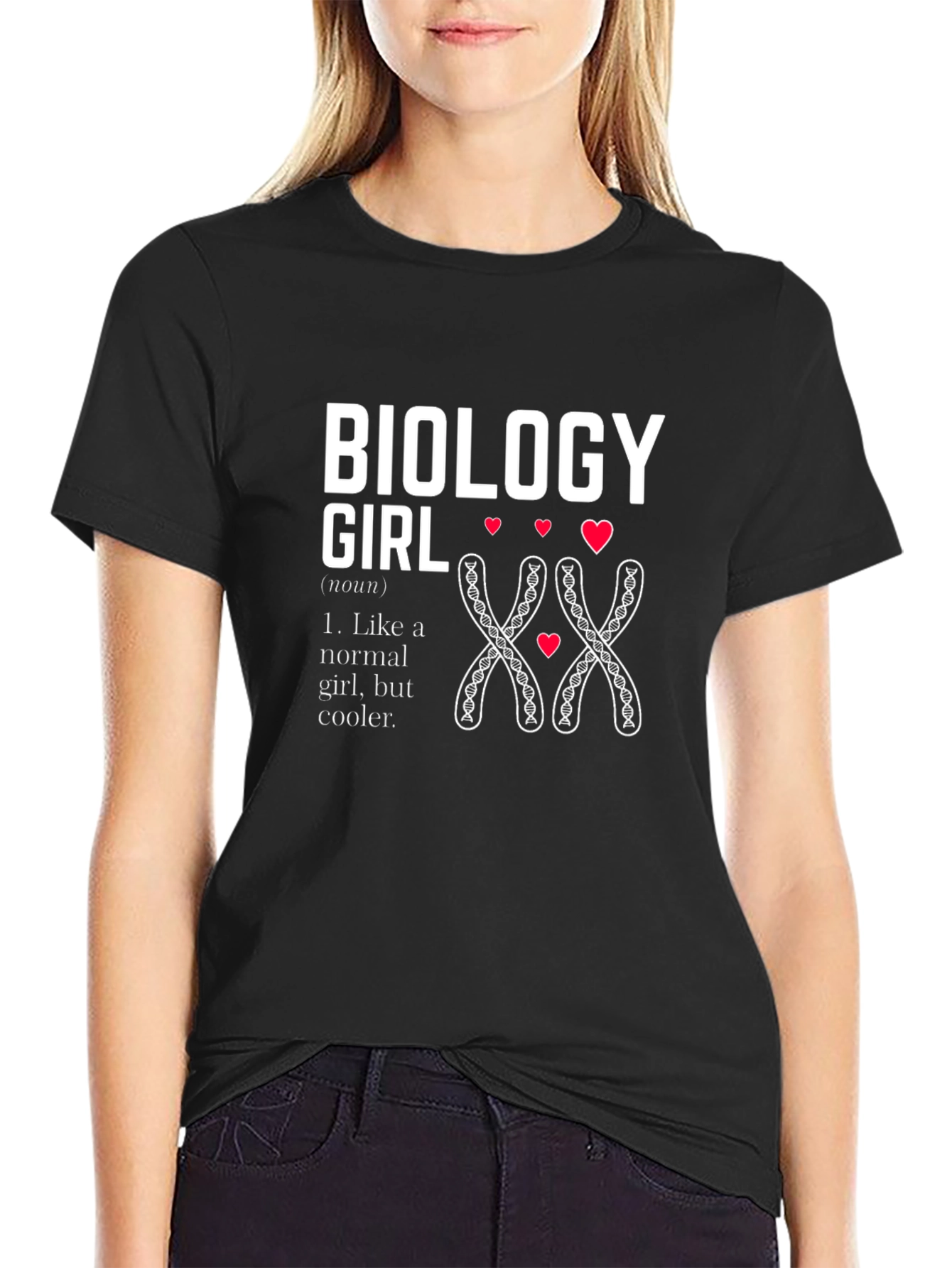 Biology Girl Tee - Science Lover Apparel