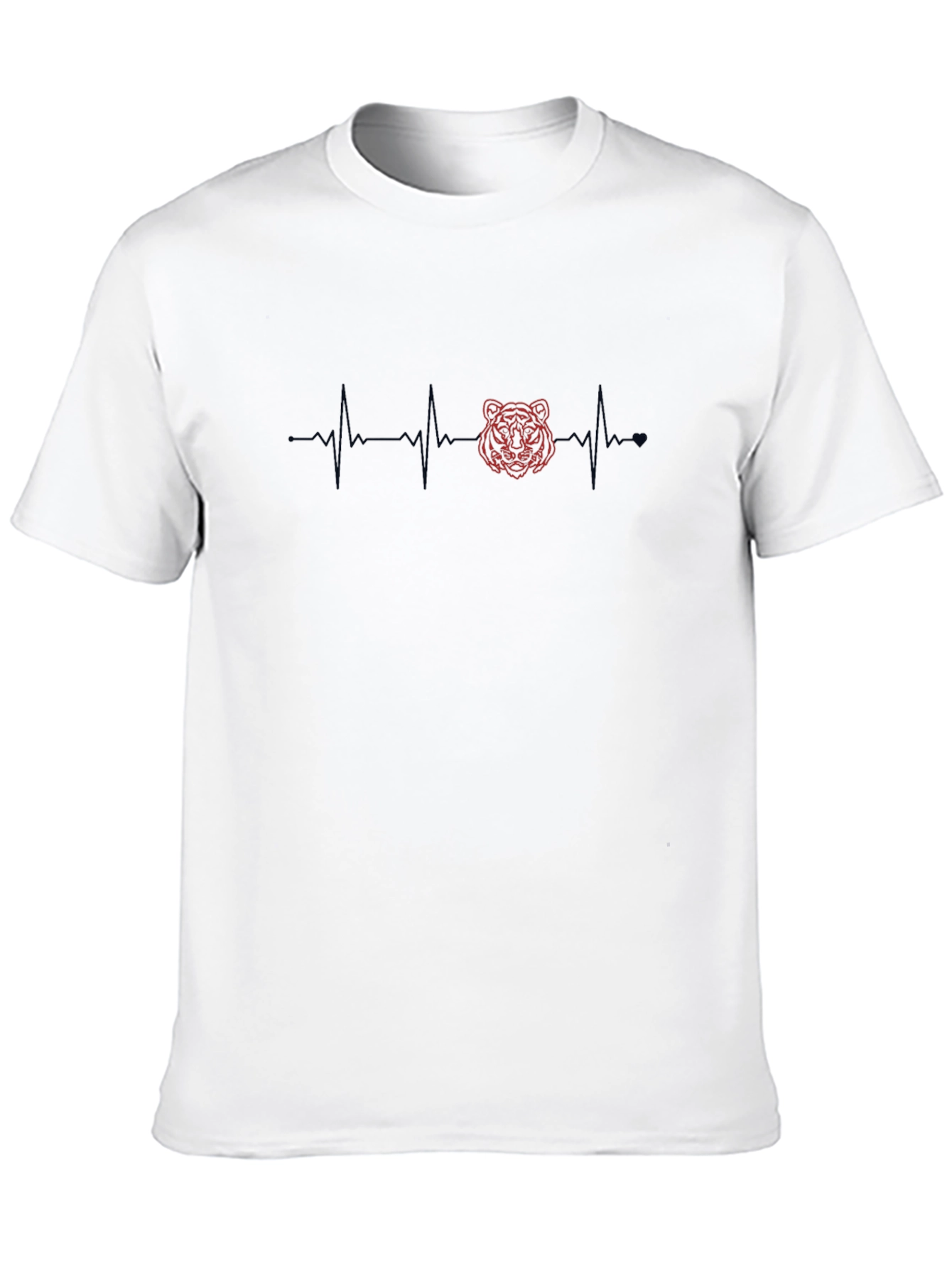 Tiger Heartbeat T-Shirt - Black