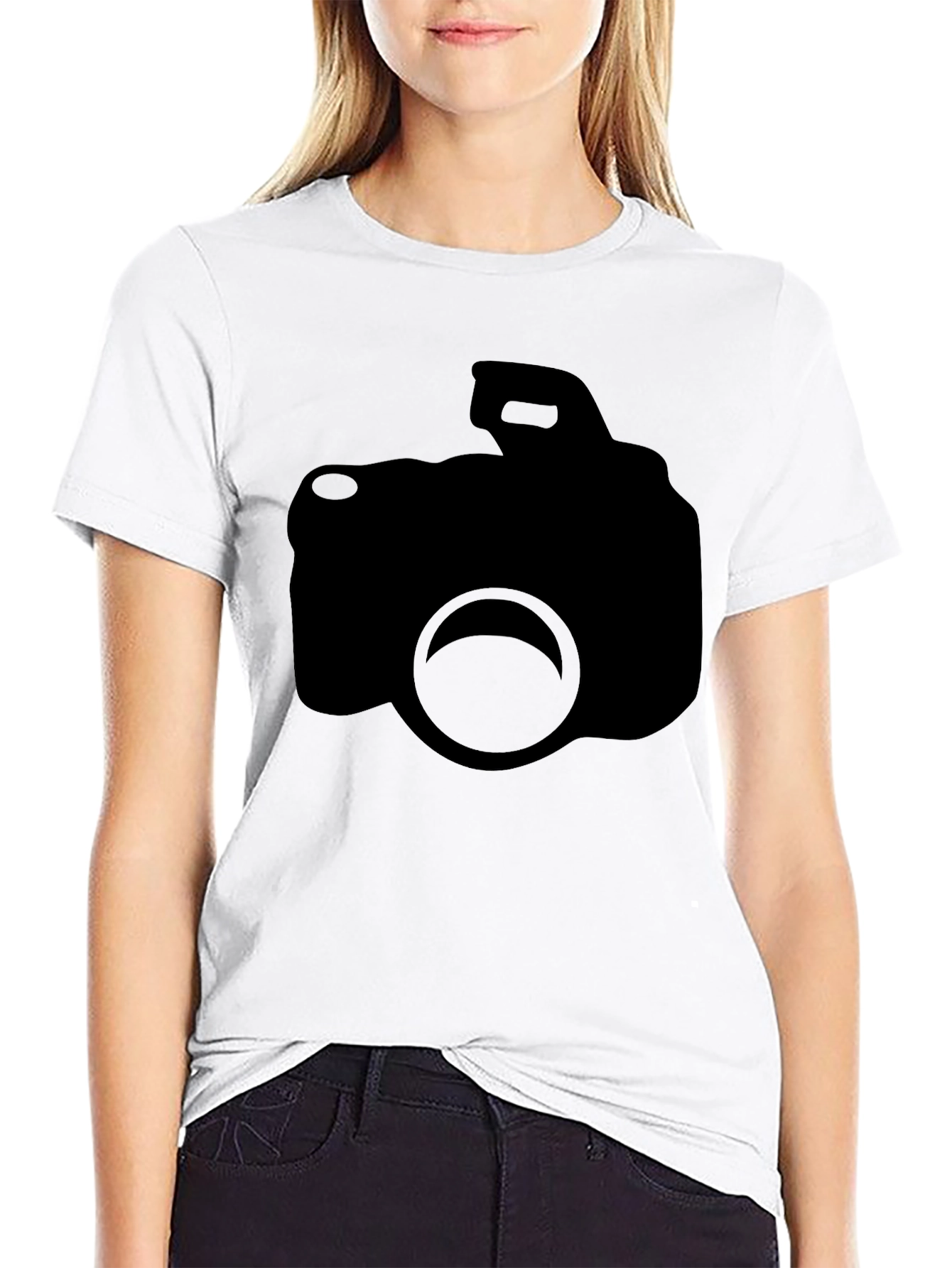 Camera Graphic Black T-Shirt