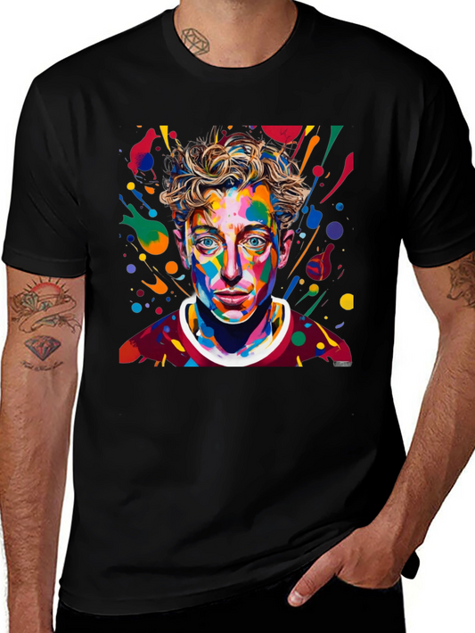 Abstract Art Portrait Graphic T-Shirt