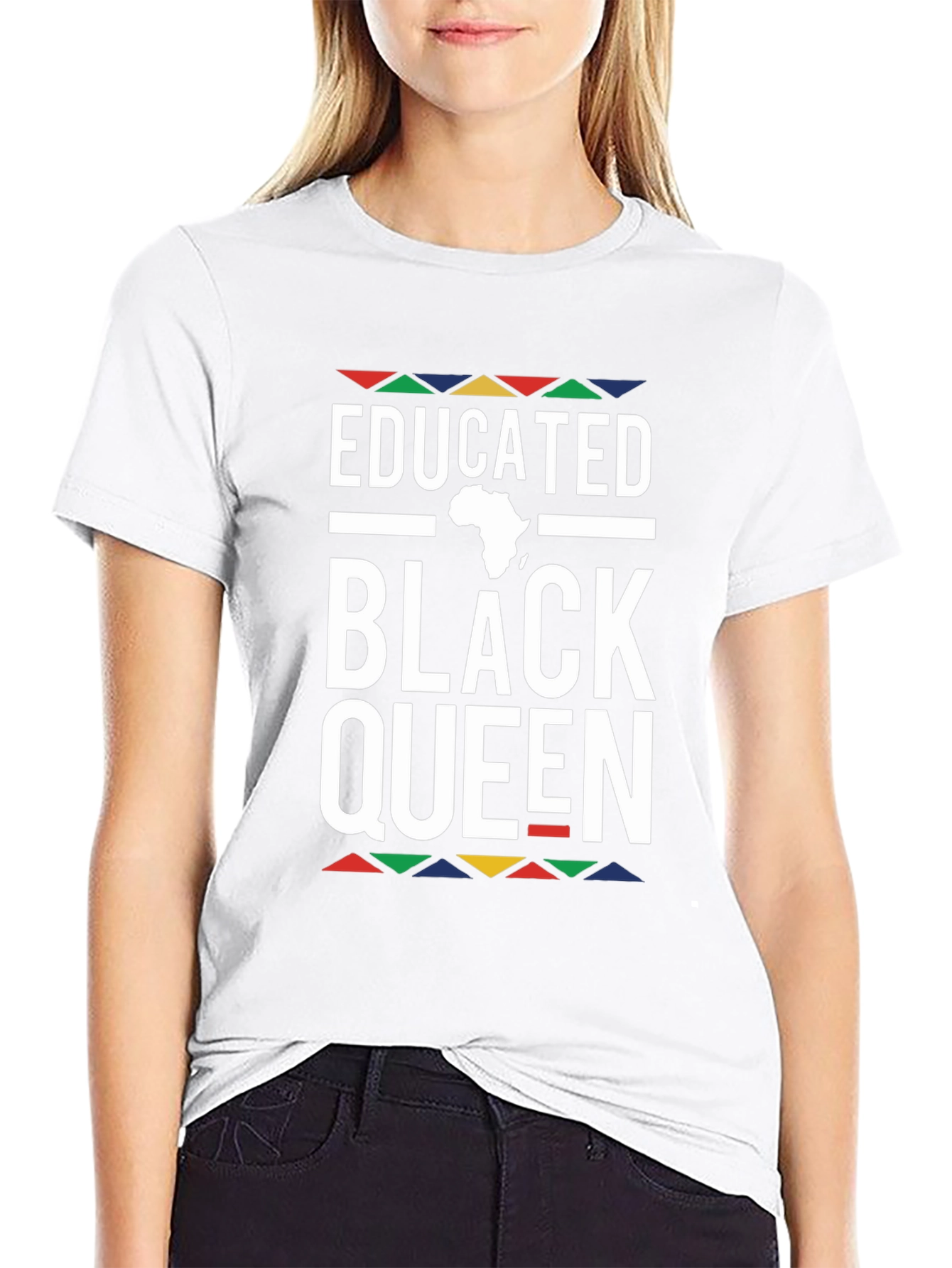 Educated Black Queen Graphic Tee