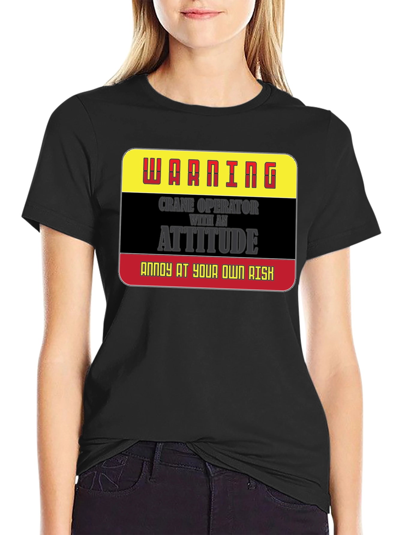 Warning Crane Operator T-Shirt