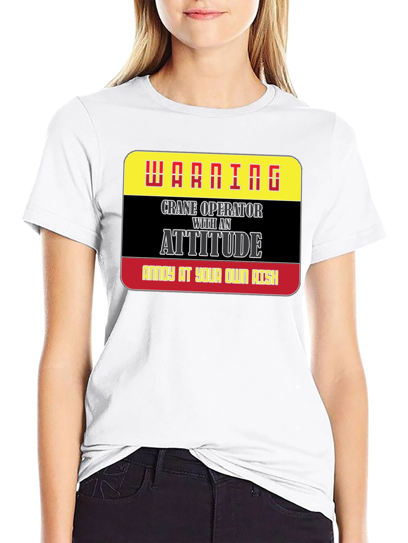 Warning Crane Operator T-Shirt