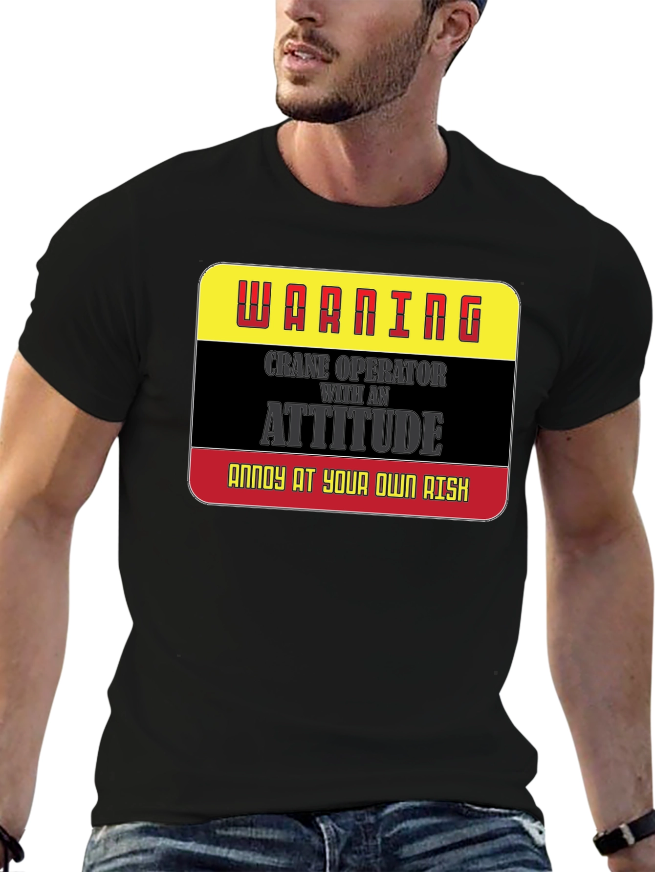 Warning Crane Operator T-Shirt