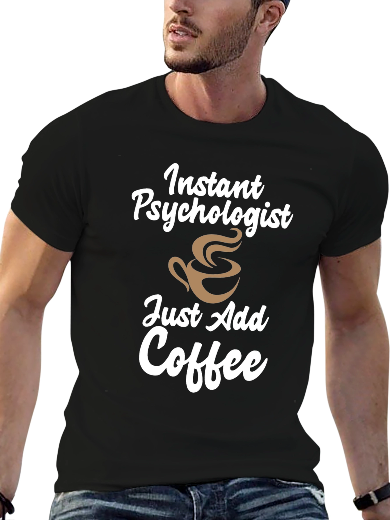 Instant Psychologist Coffee Mens T-Shirt