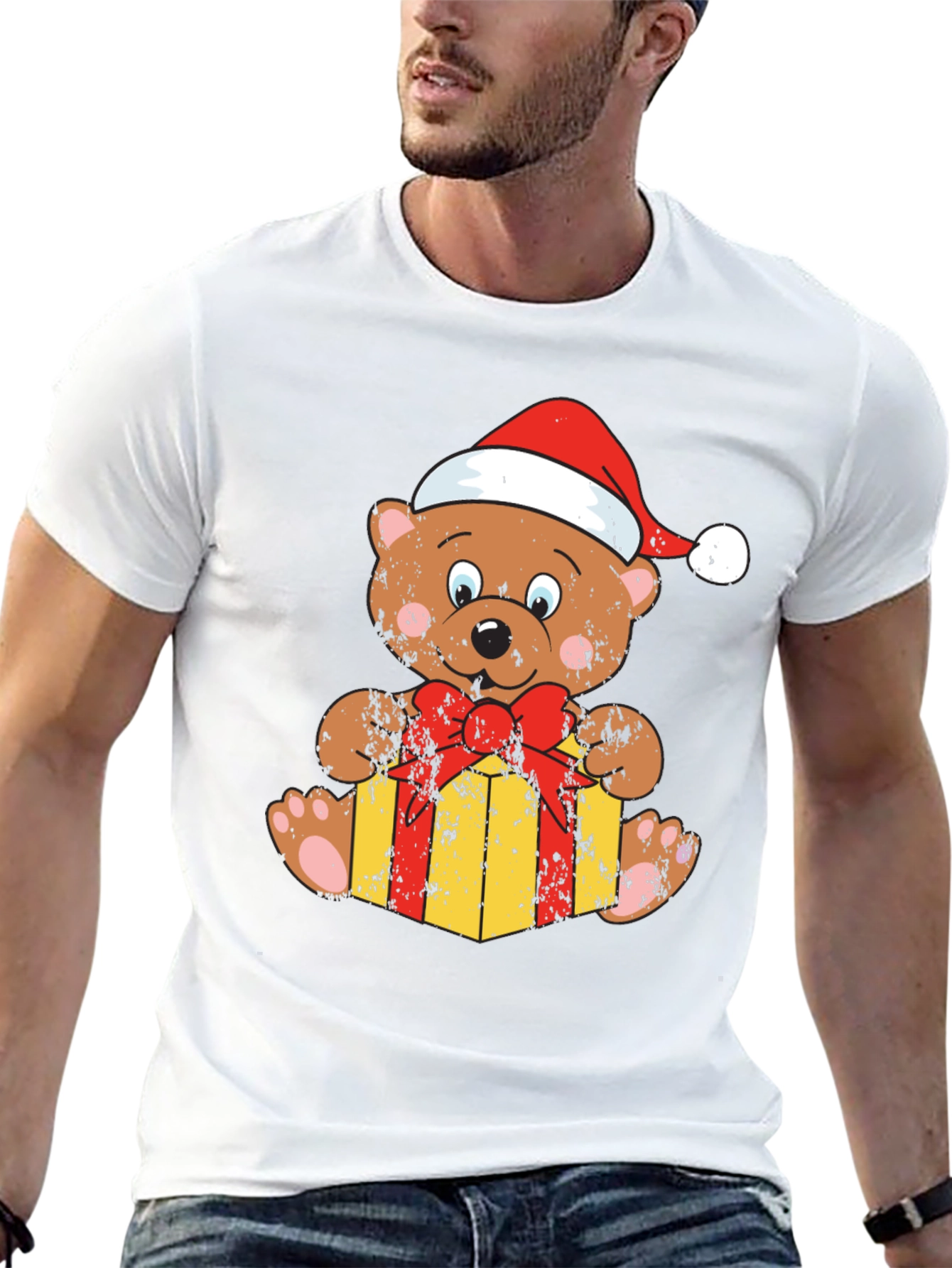 Christmas Teddy Bear T-Shirt - Holiday Gift