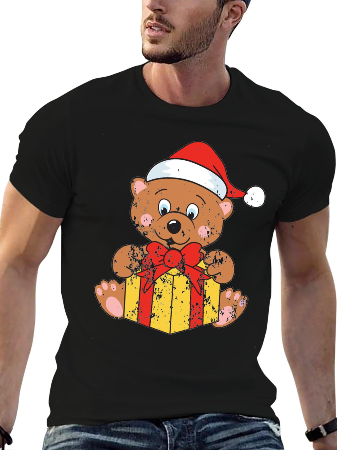 Christmas Teddy Bear T-Shirt - Holiday Gift