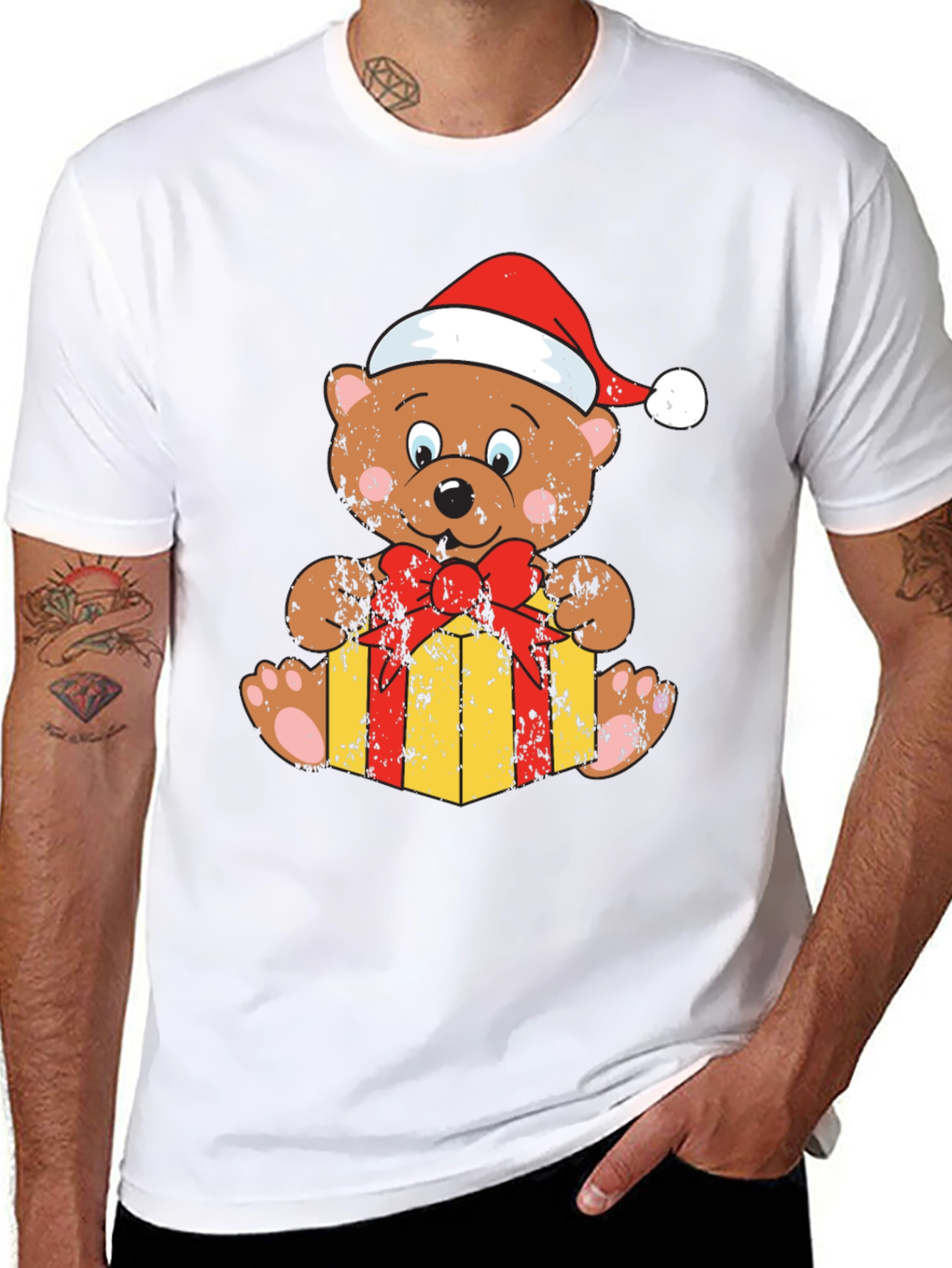 Christmas Teddy Bear T-Shirt - Holiday Gift