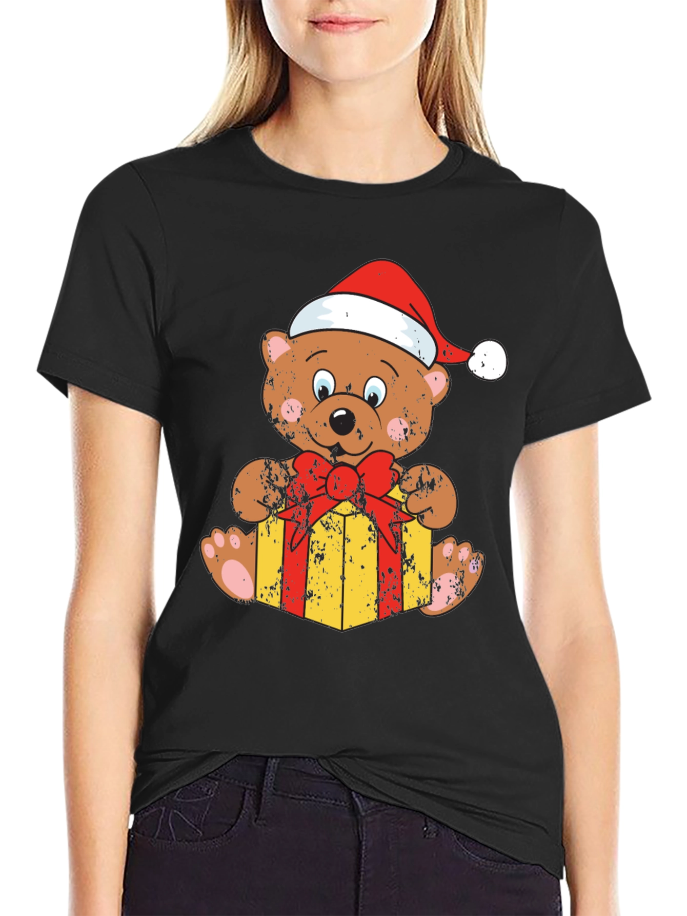 Christmas Teddy Bear T-Shirt - Holiday Gift