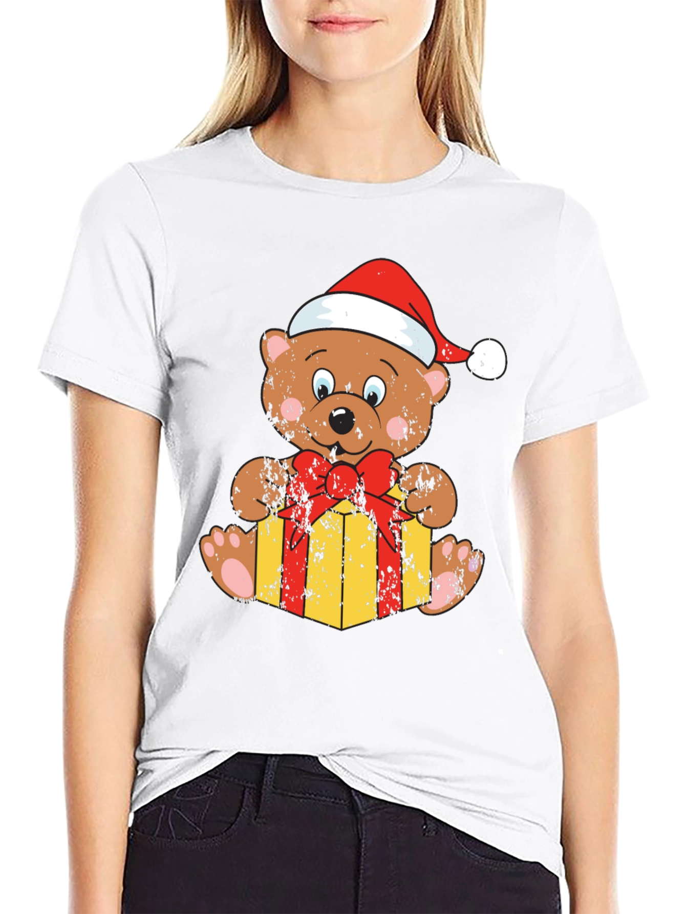 Christmas Teddy Bear T-Shirt - Holiday Gift