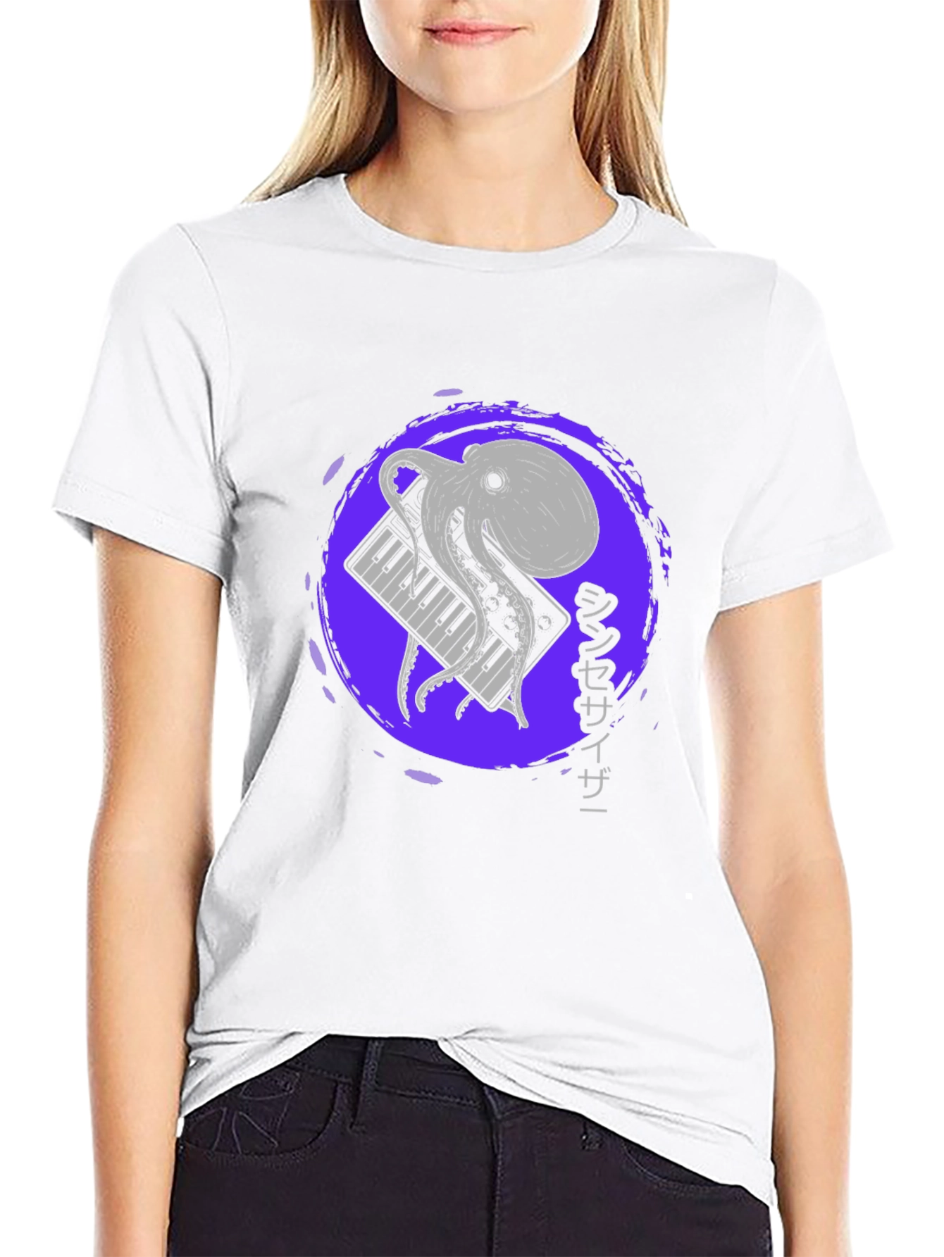 Octopus Keyboard T-Shirt - Synthesizer Design