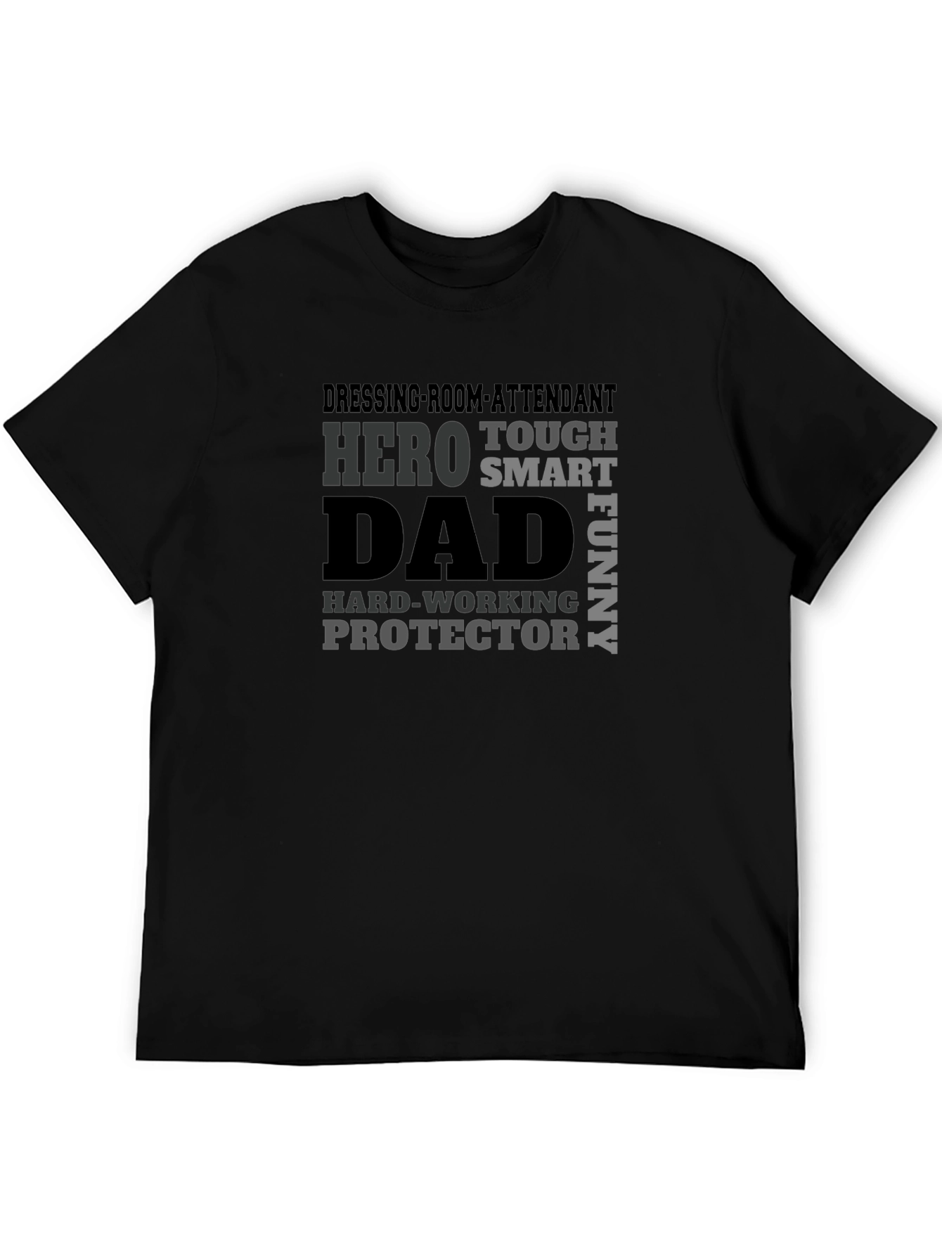 Hero Dad T-Shirt - Black Graphic Tee