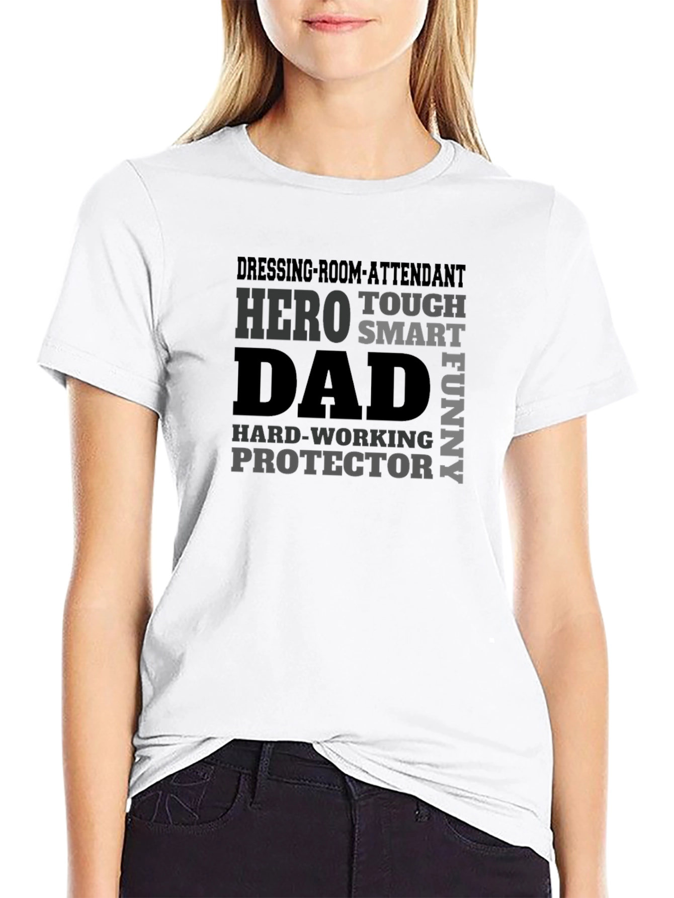 Hero Dad T-Shirt - Black Graphic Tee