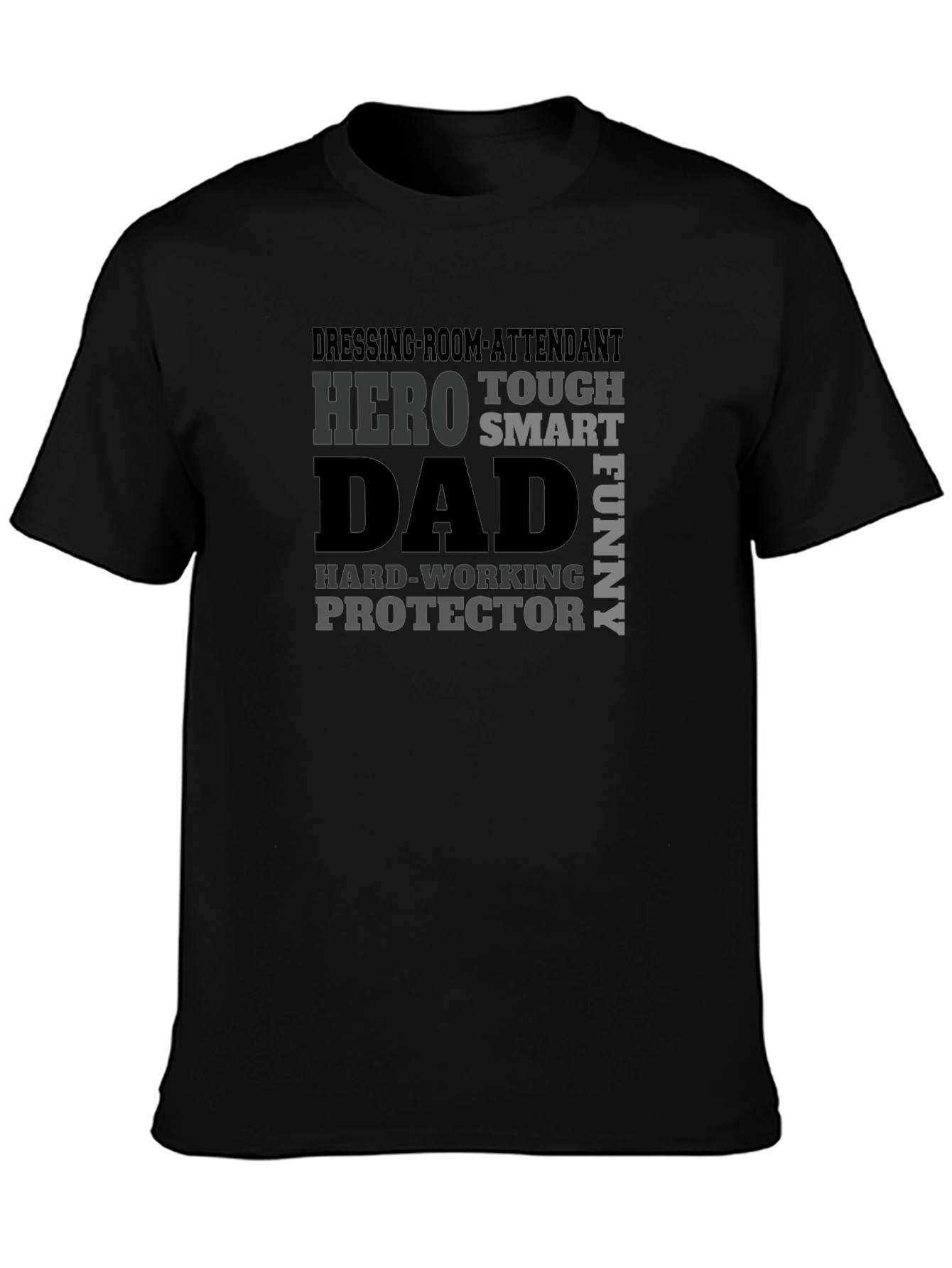 Hero Dad T-Shirt - Black Graphic Tee