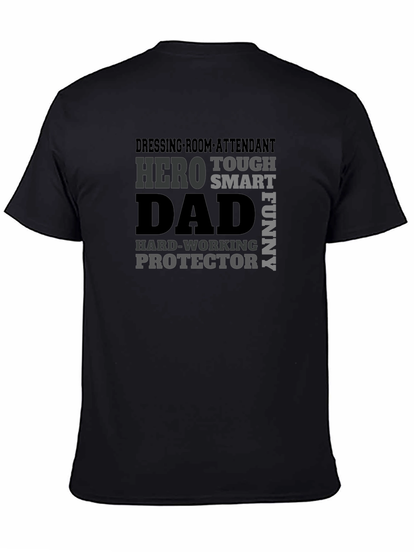 Hero Dad T-Shirt - Black Graphic Tee