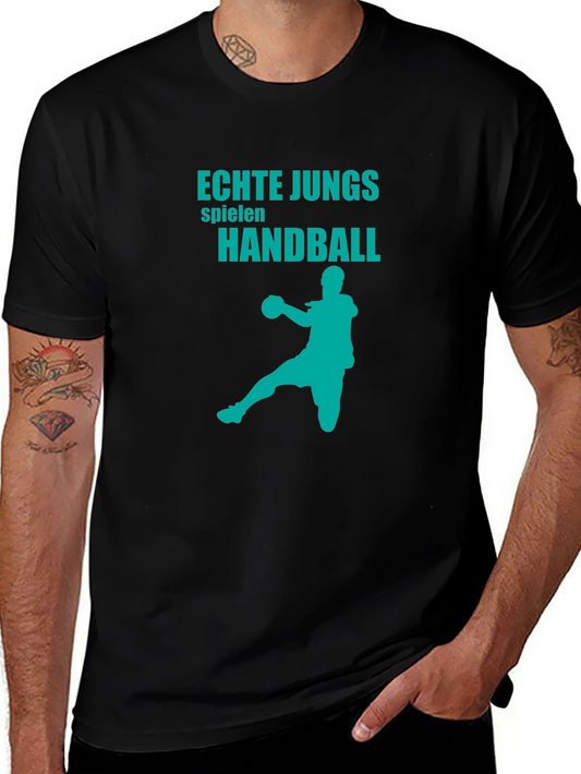 Echte Jungs Handball Graphic Tee