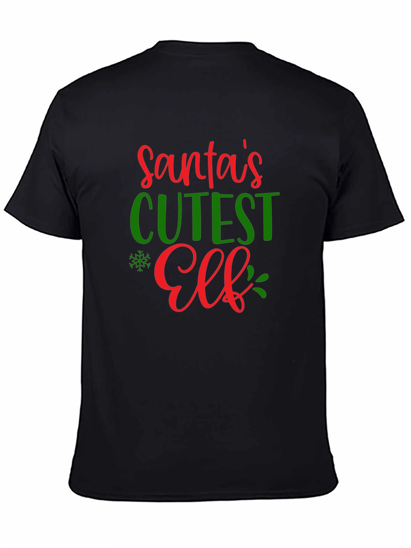 Santas Cutest Elf Christmas T-Shirt
