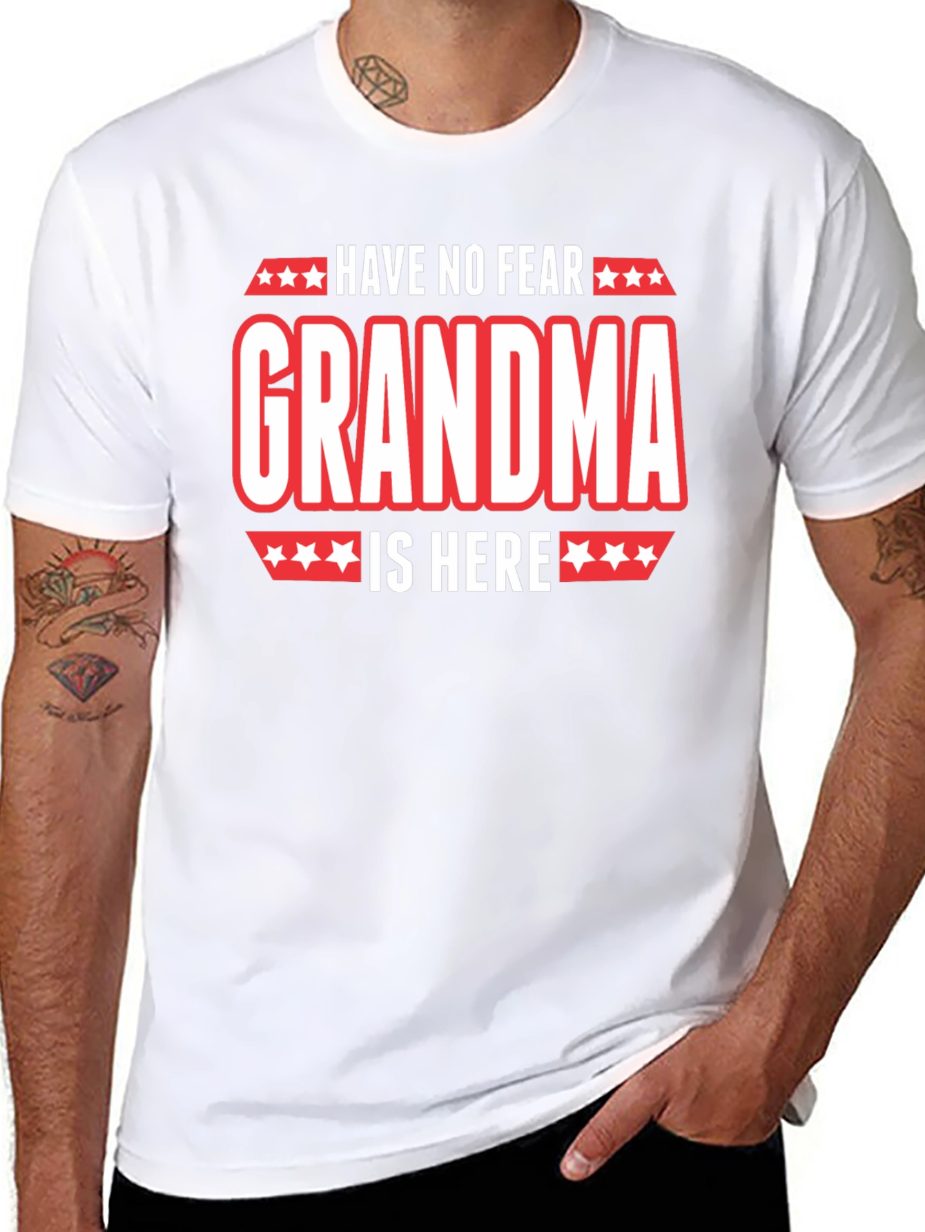 Have No Fear Grandma Is Here Graphic T-Shirt