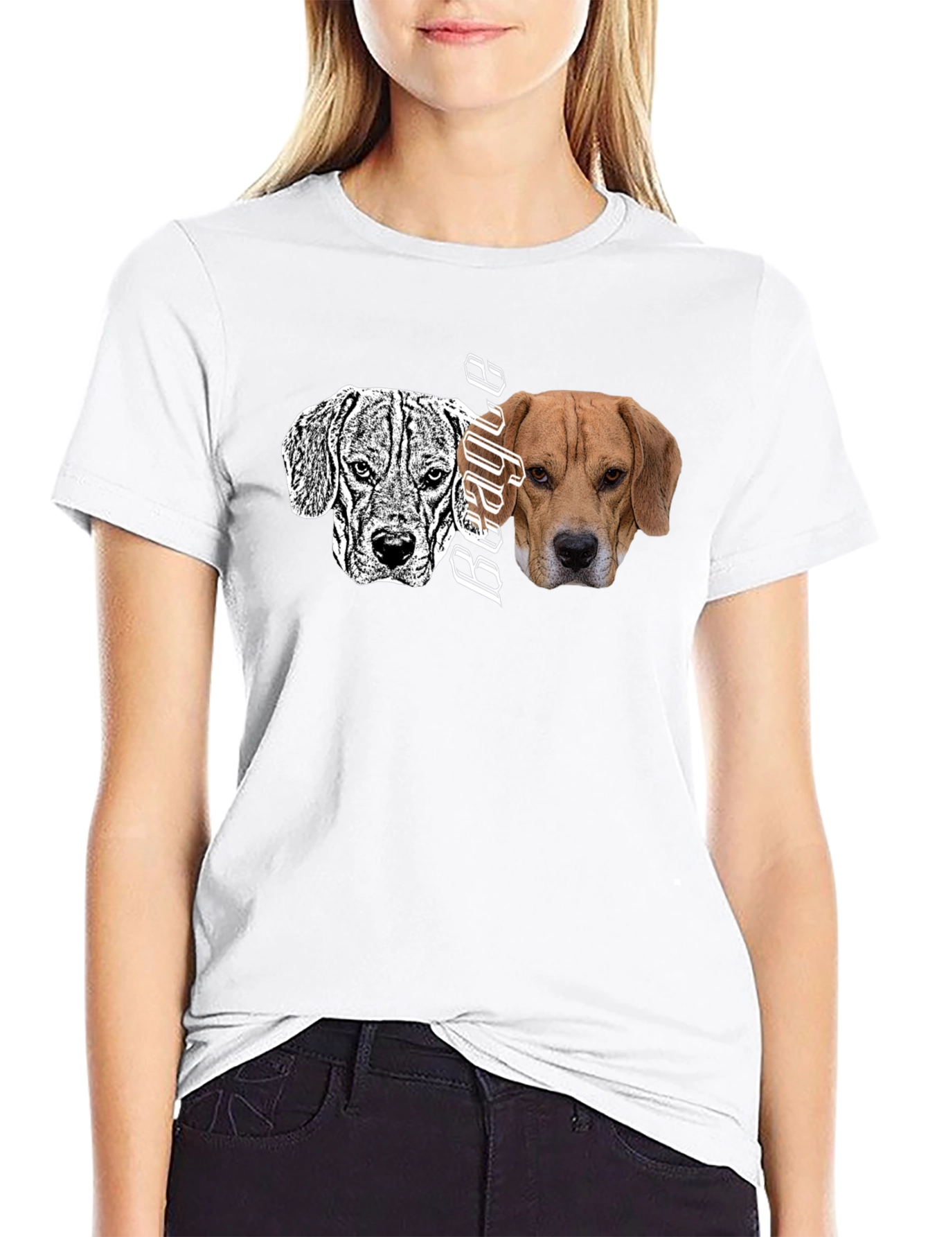 Beagle Dog Graphic Print T-Shirt