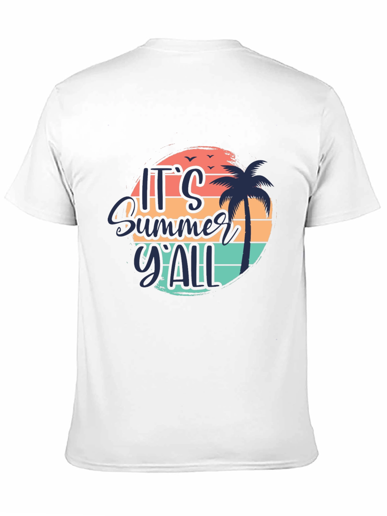 Its Summer YAll Black Graphic Tee