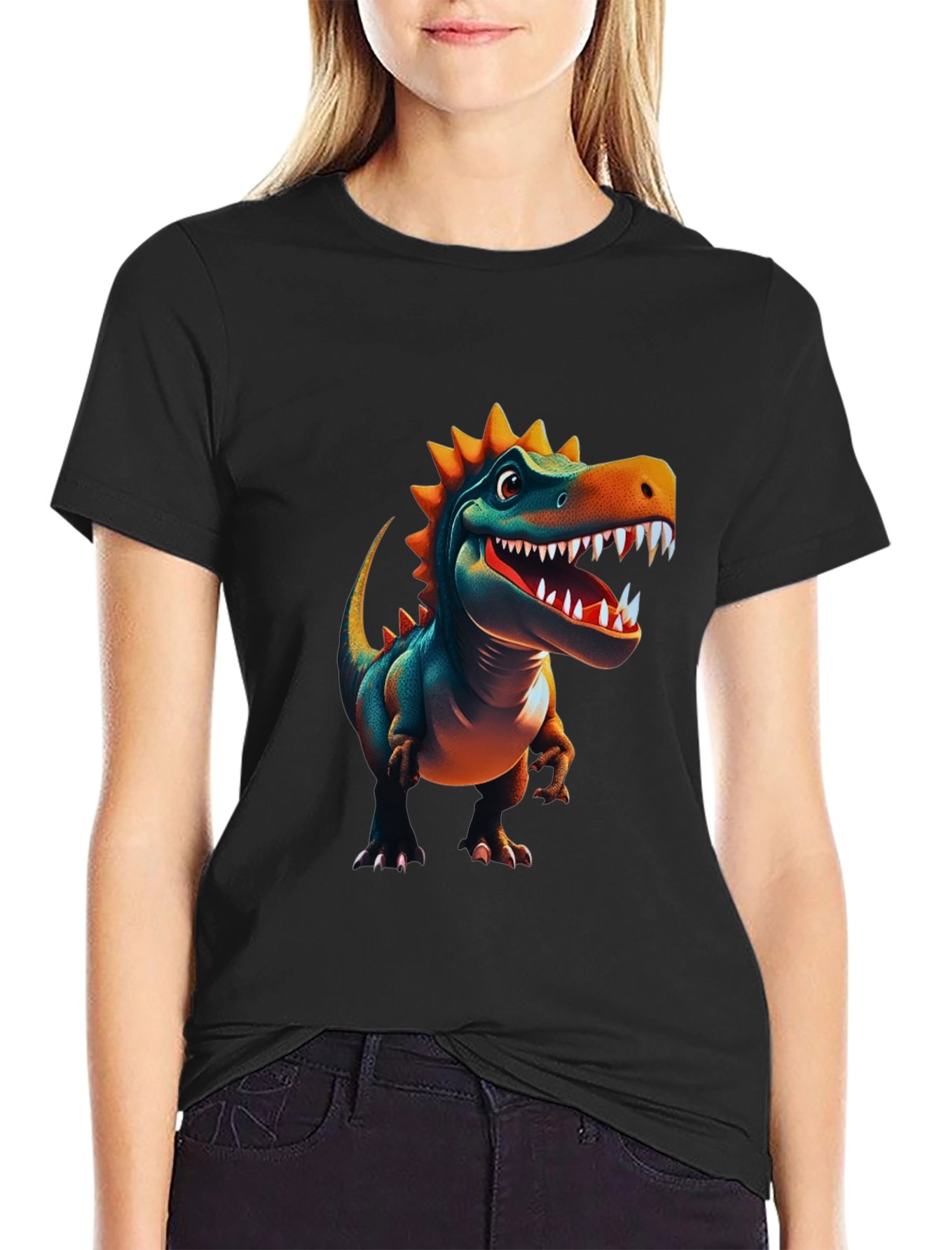 Dino T-Shirt - Cartoon Dinosaur Graphic Tee