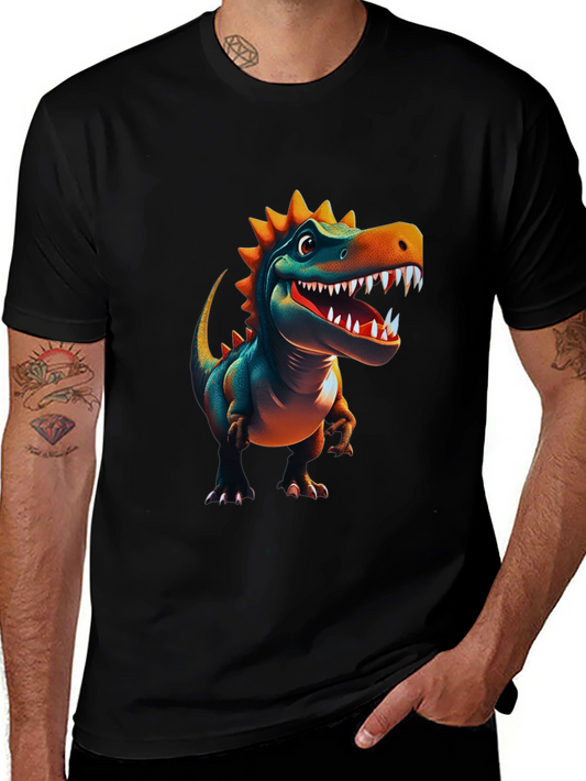 Dino T-Shirt - Cartoon Dinosaur Graphic Tee